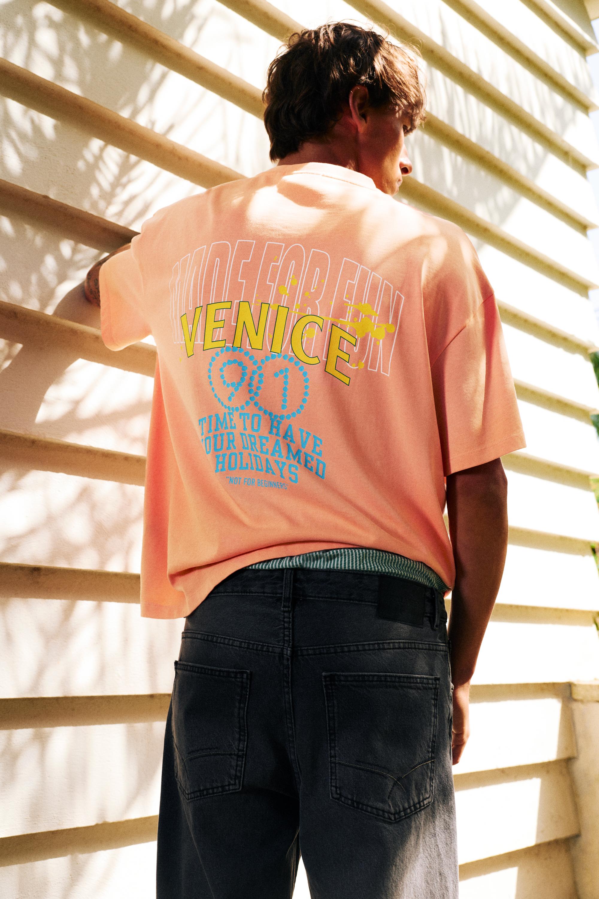 Venice grafikli t-shirt - Görsel 16