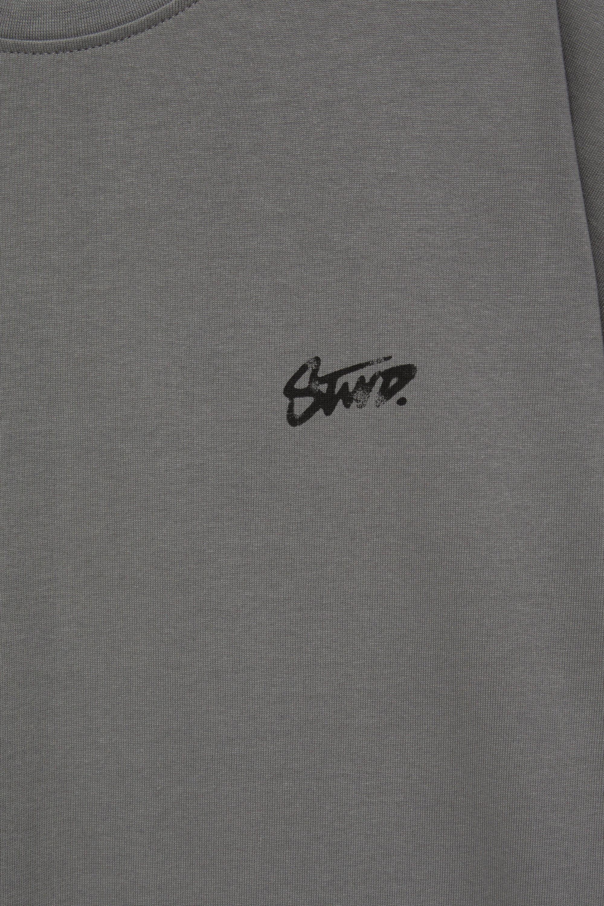Oversize STWD T-shirt — Grey