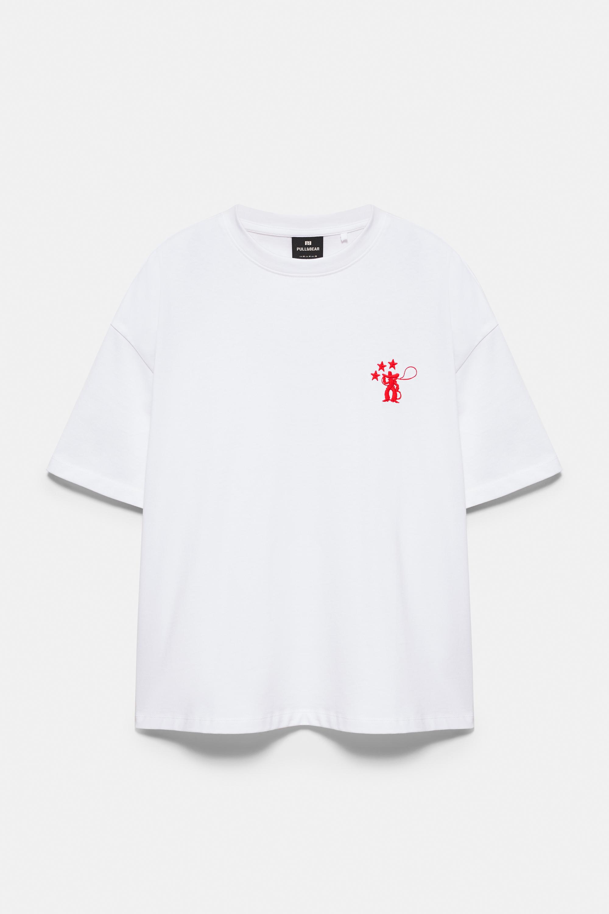Cowboy graphic T-shirt — Off white