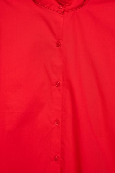 Red high neck shirt — Red 9
