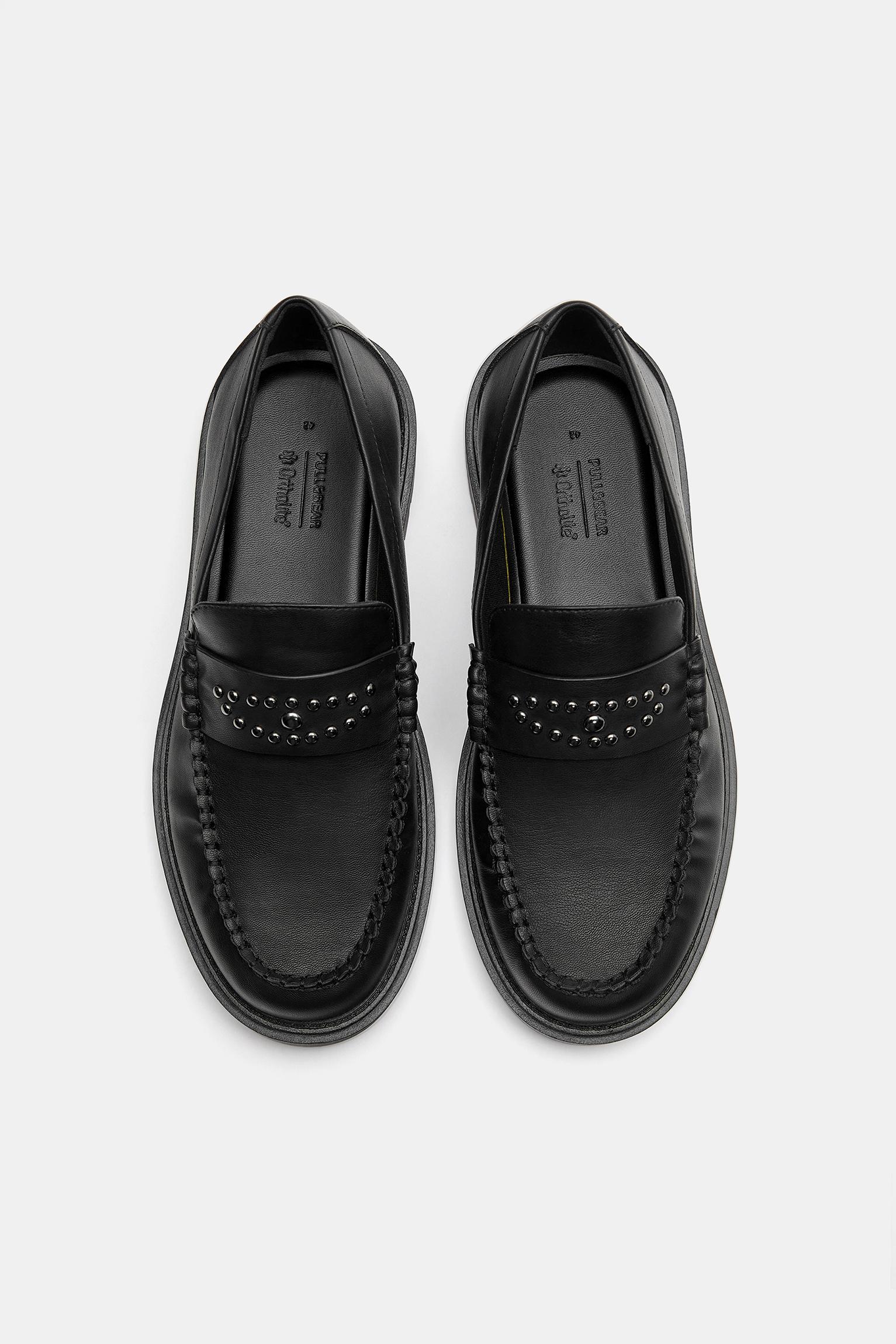 Studded loafers — Black