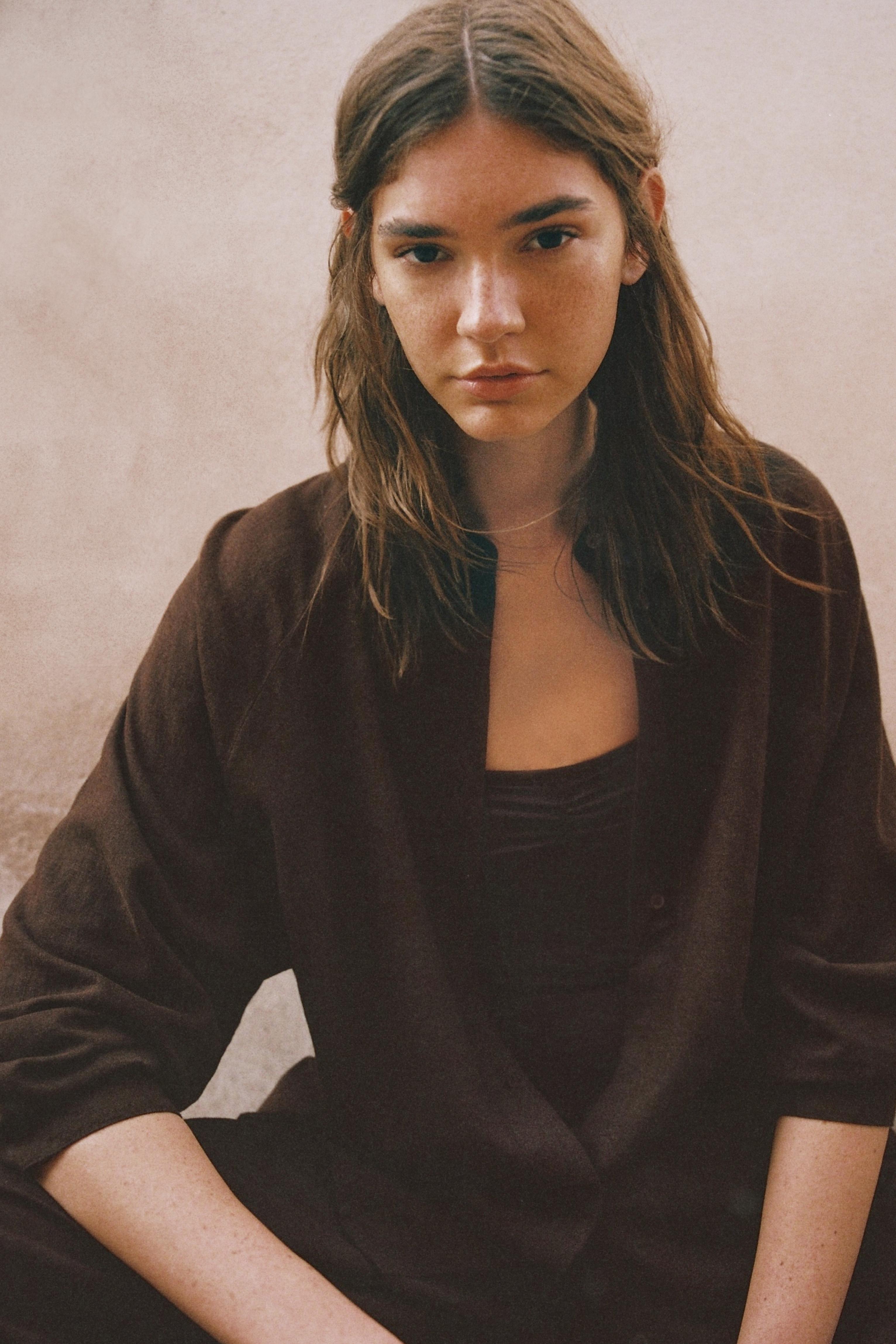 Rustikales Hemd Mit Leinen