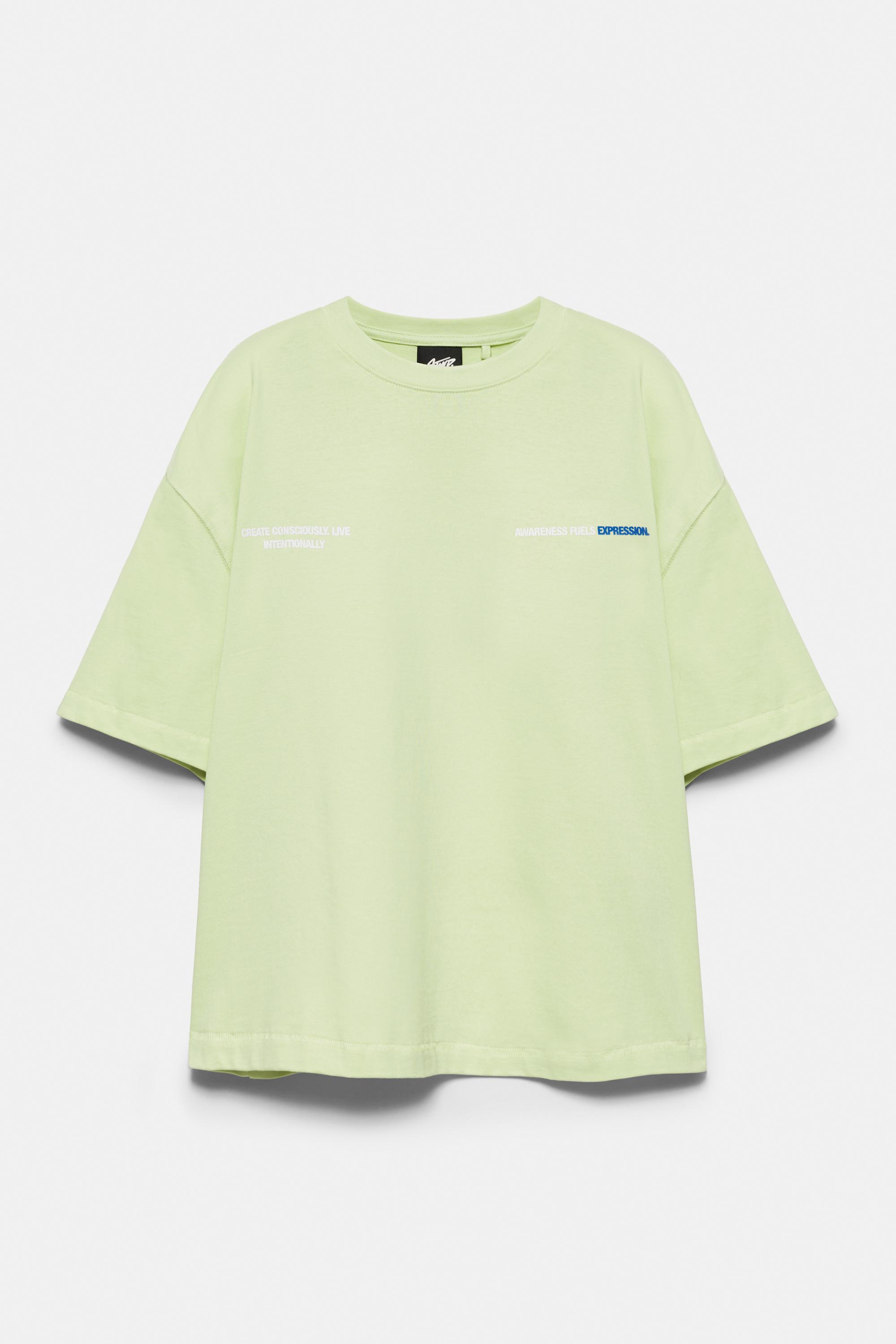 STWD graphic T-shirt — Lime