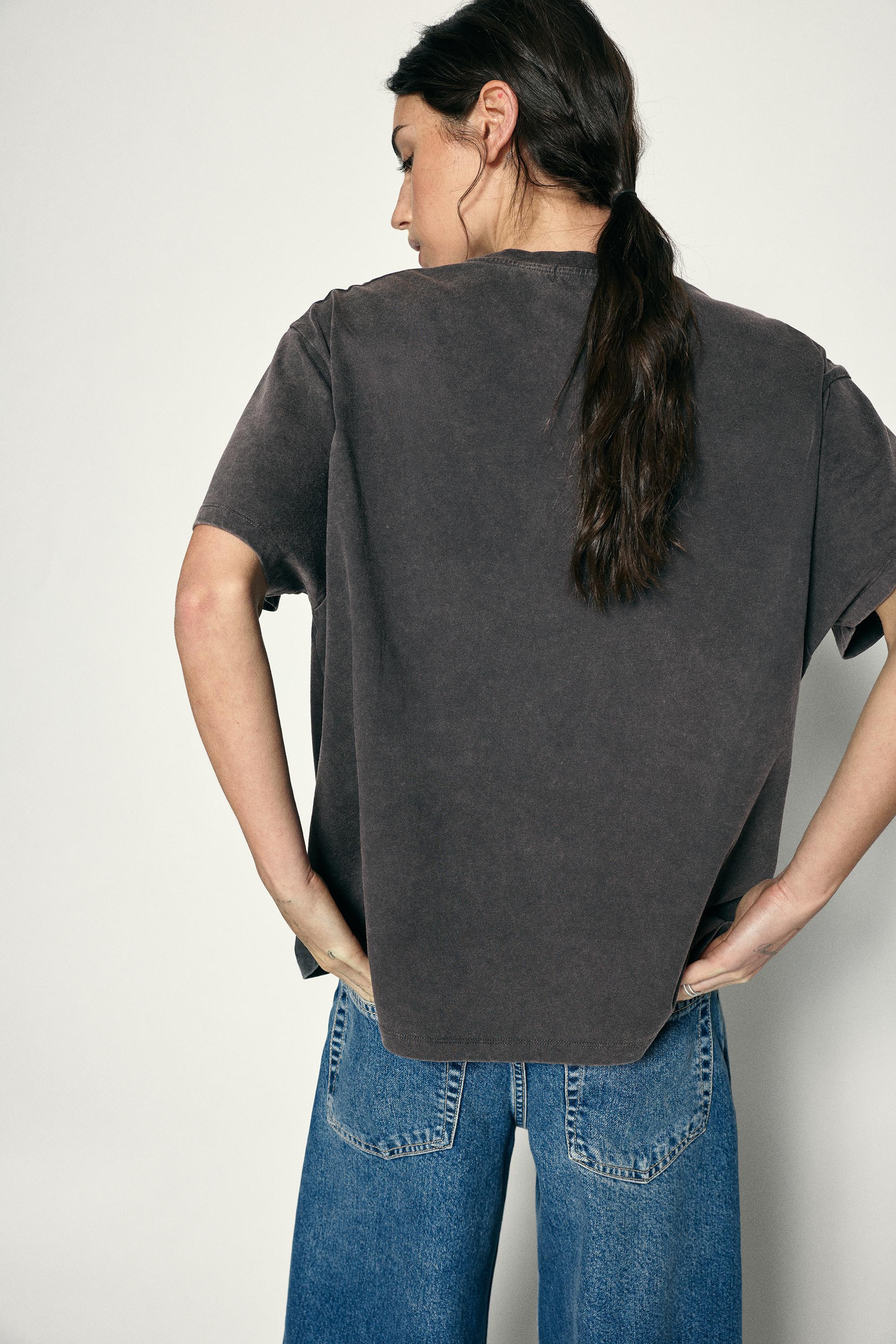 Lightning McQueen oversize T-shirt — Faded black