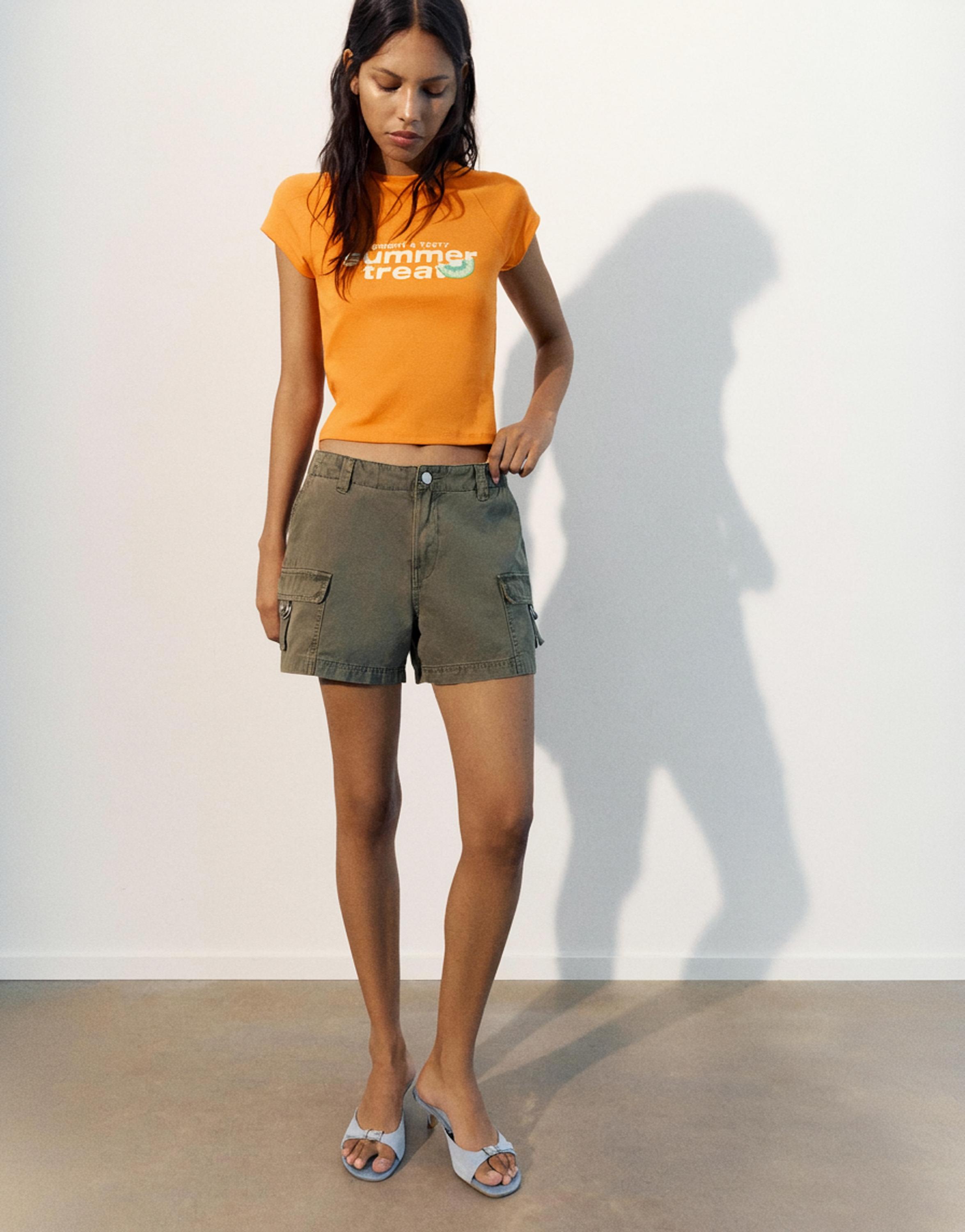 Fruit graphic T-shirt — Orange