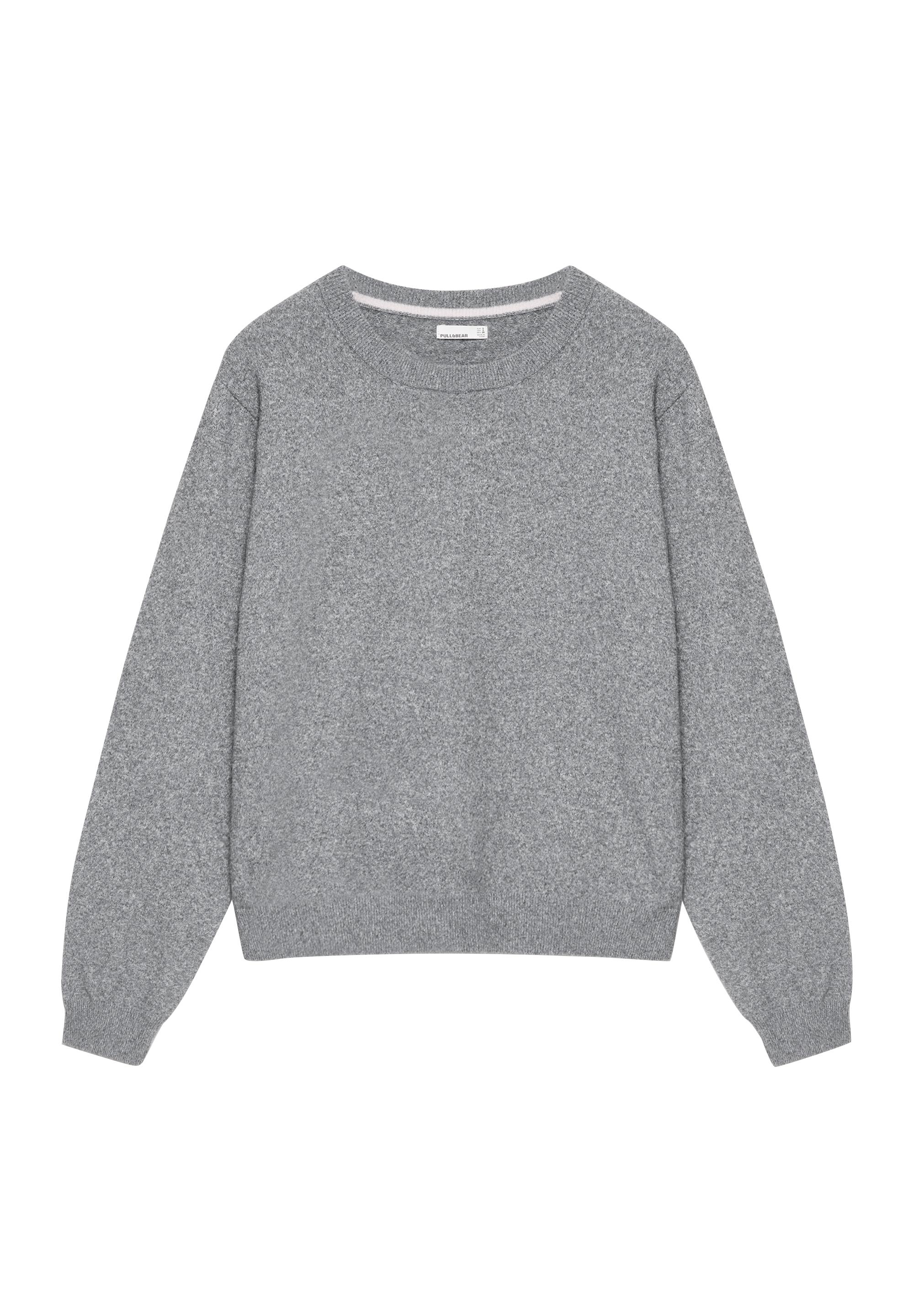 Soft knit jumper — Grey marl