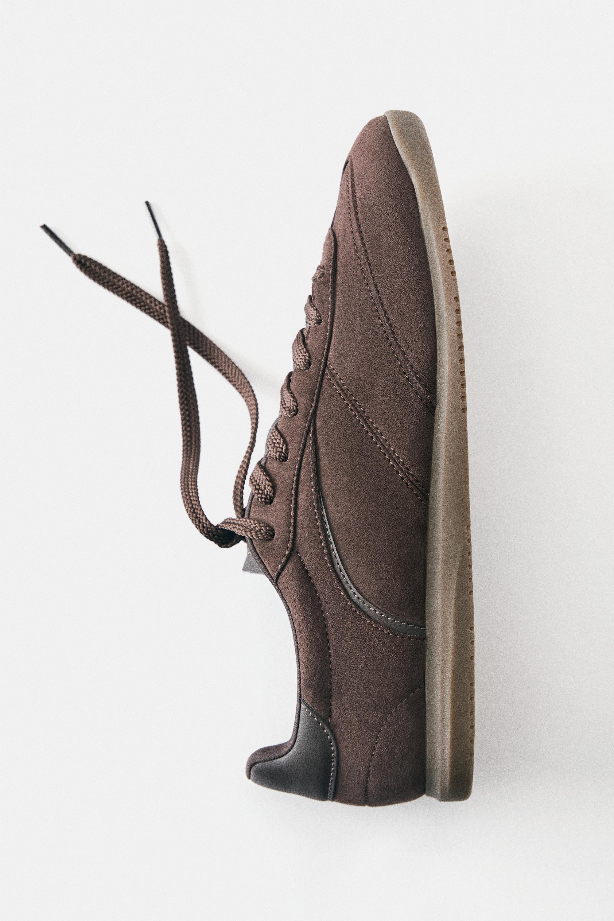 Slim trainers — Brown