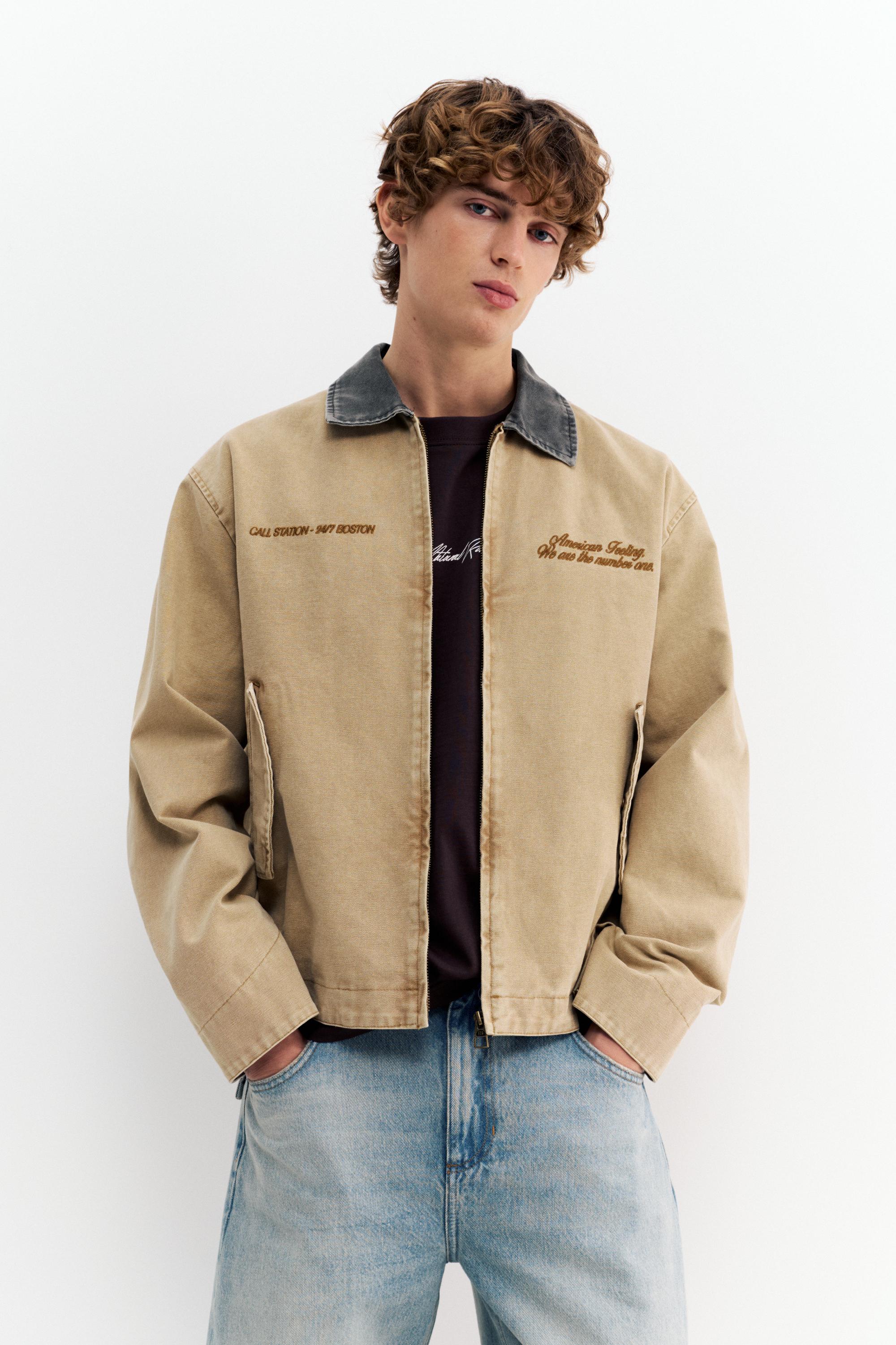 Men's Coats and Jackets | Pull&Bear United States