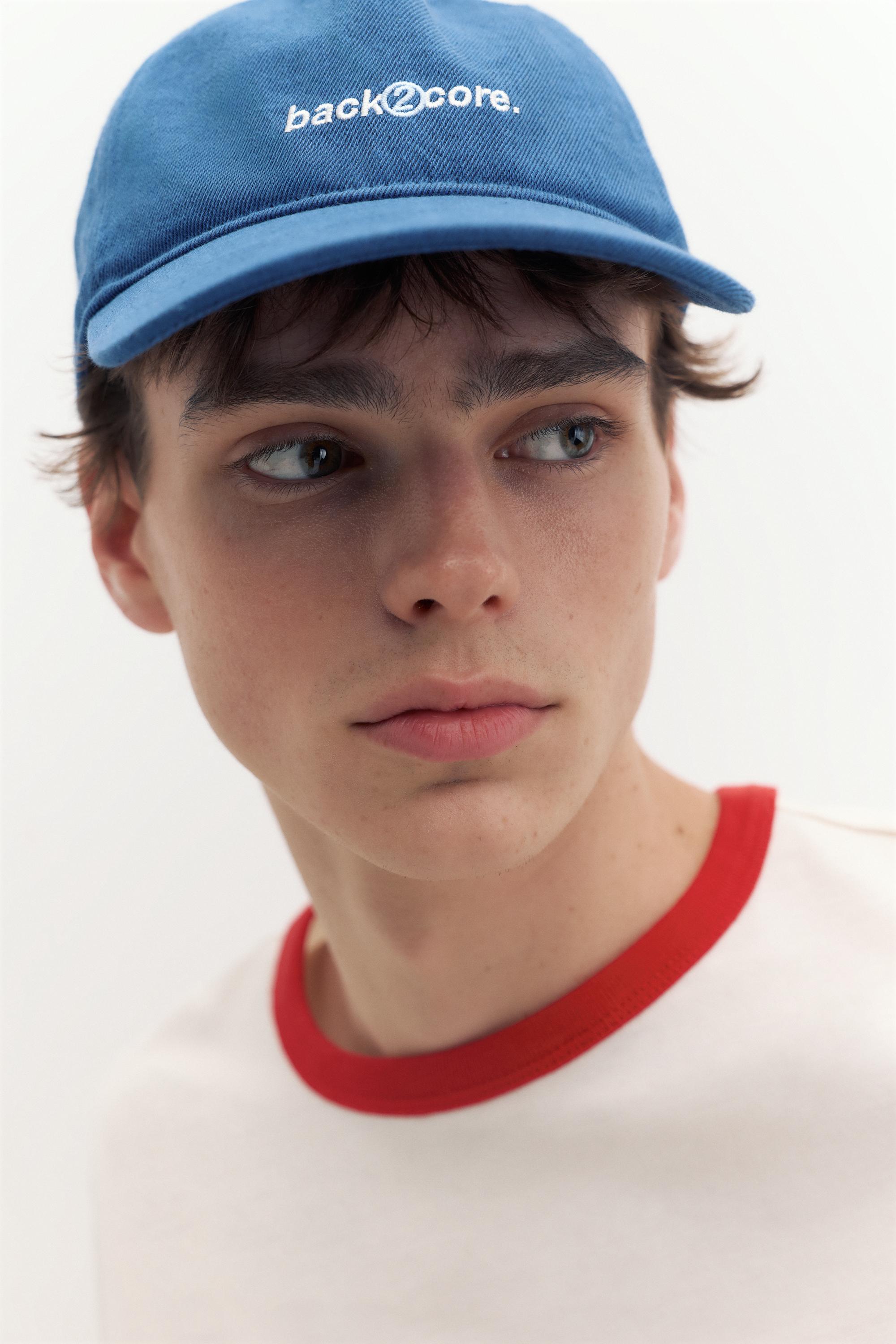 STWD embroidered cap — Blue