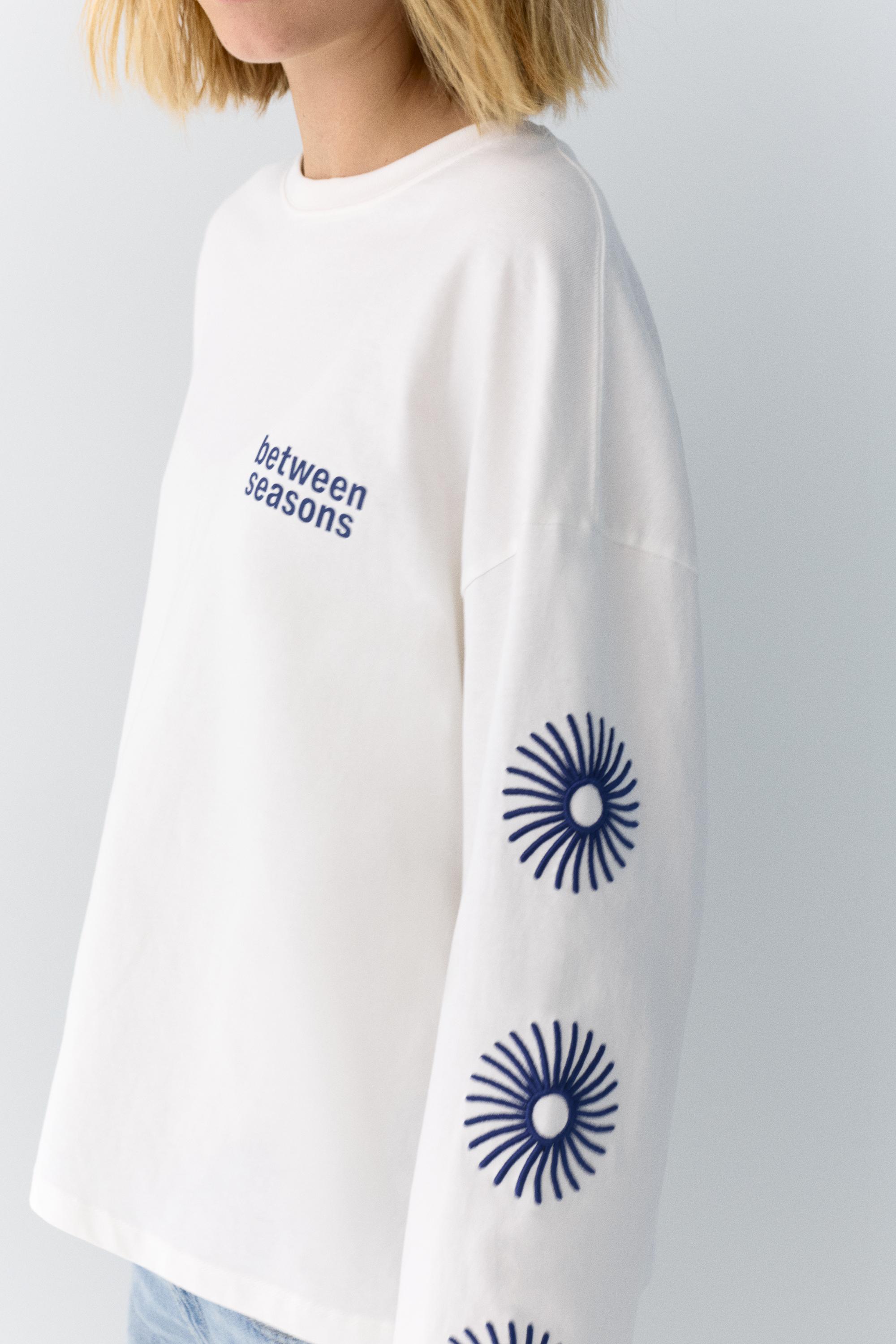 Güneş grafik detaylı t-shirt - Görsel 9