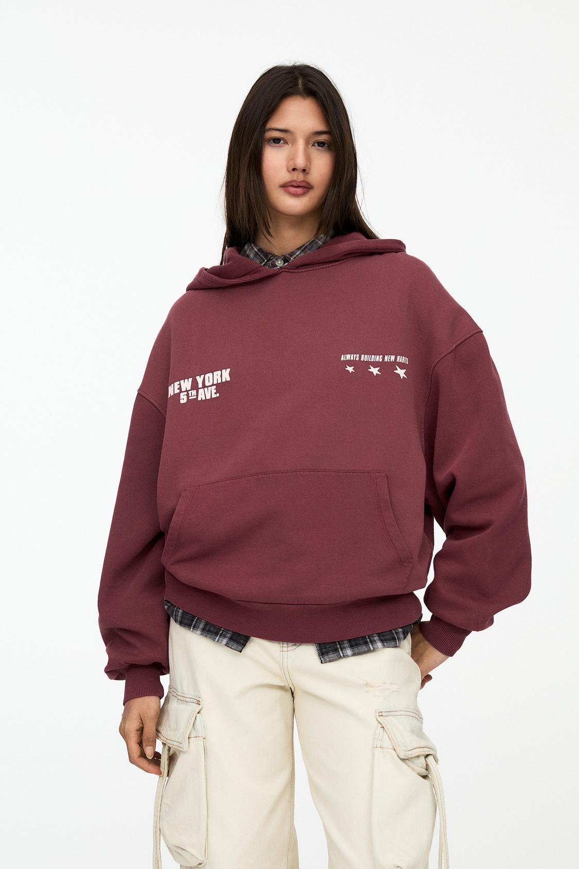 Pull&bear Sudaderas Chicas Stars Hoodie PULL&BEAR
