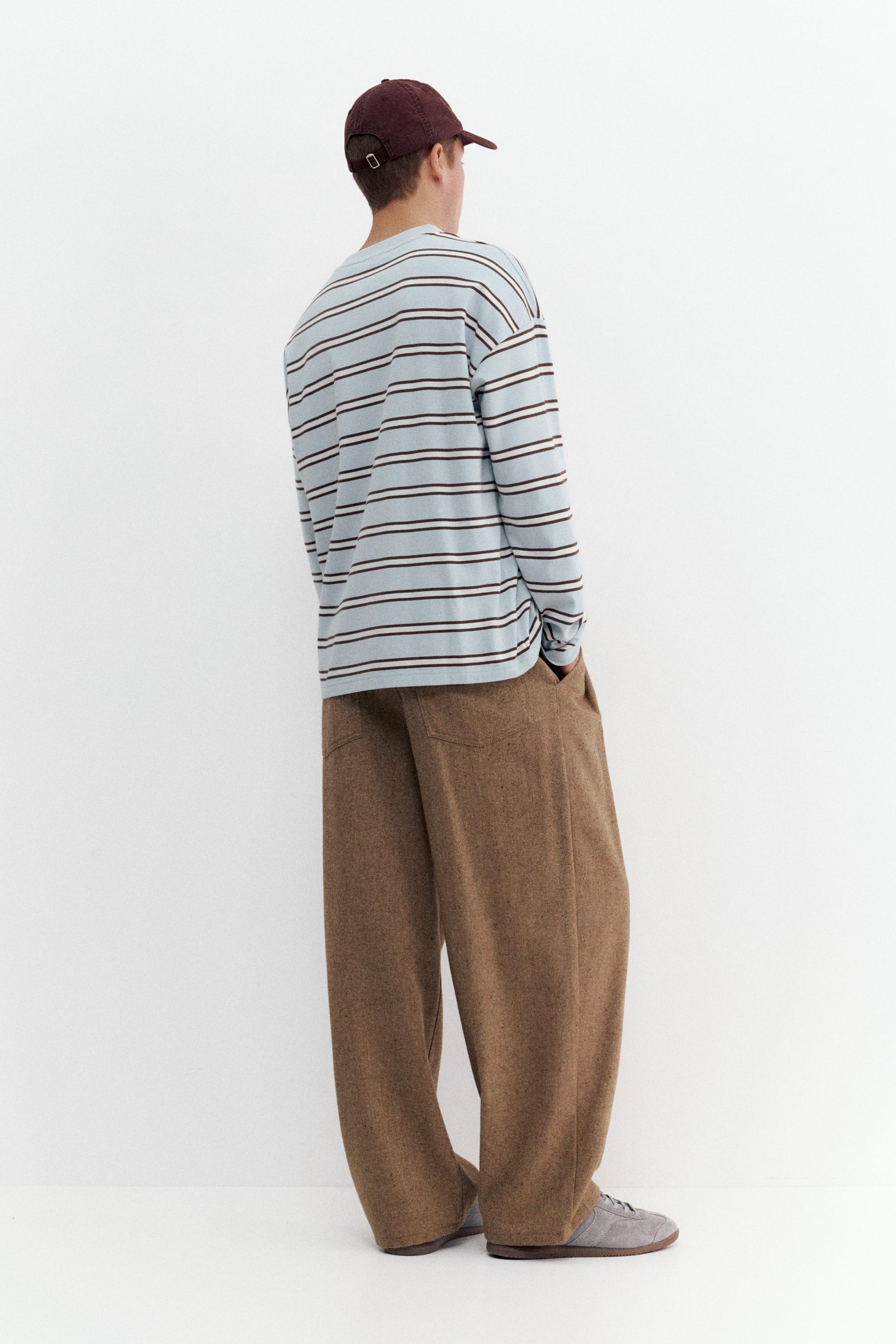 Uzun kollu çizgili t-shirt - Görsel 8