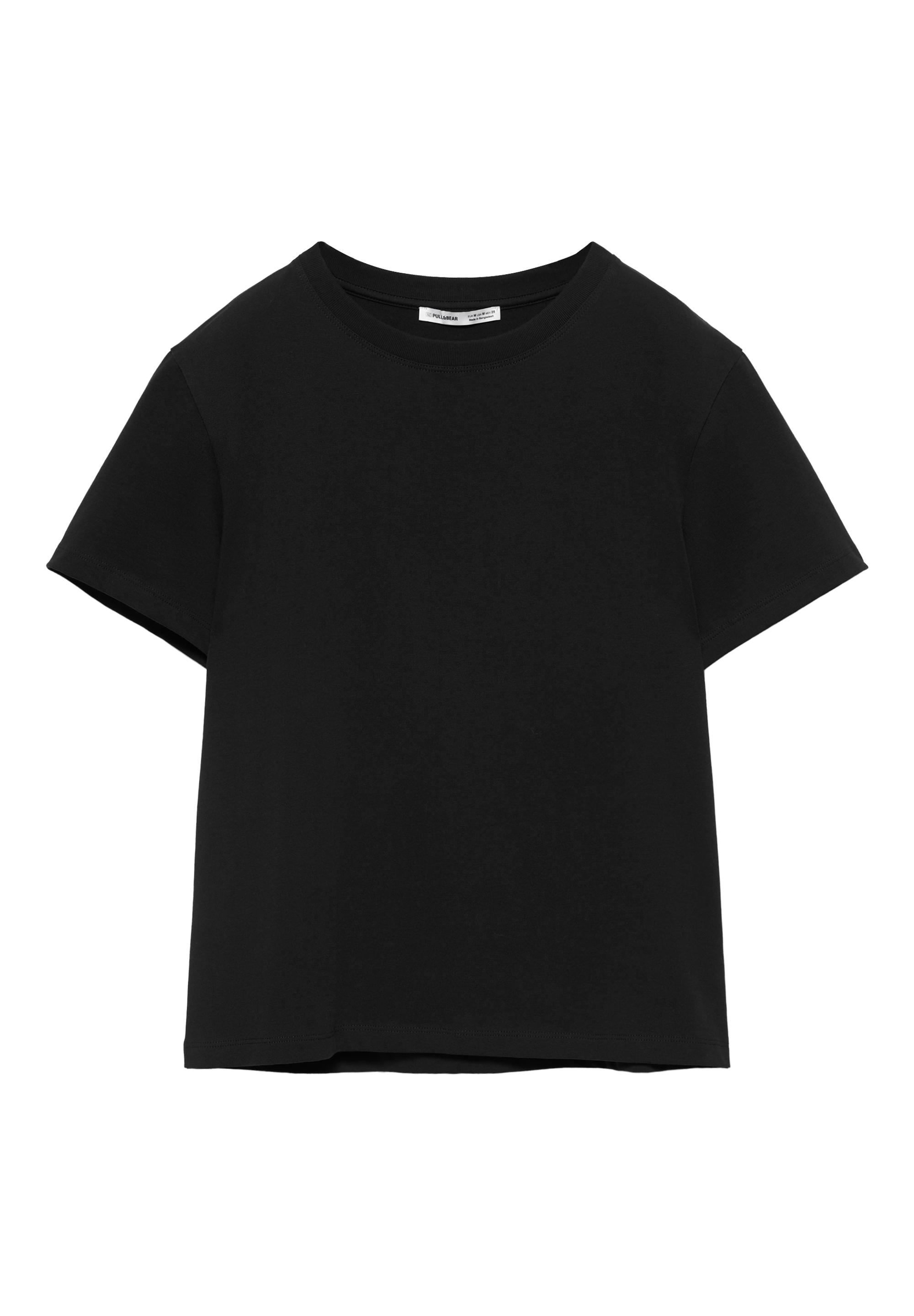 Short sleeve T-shirt 100% cotton — Black