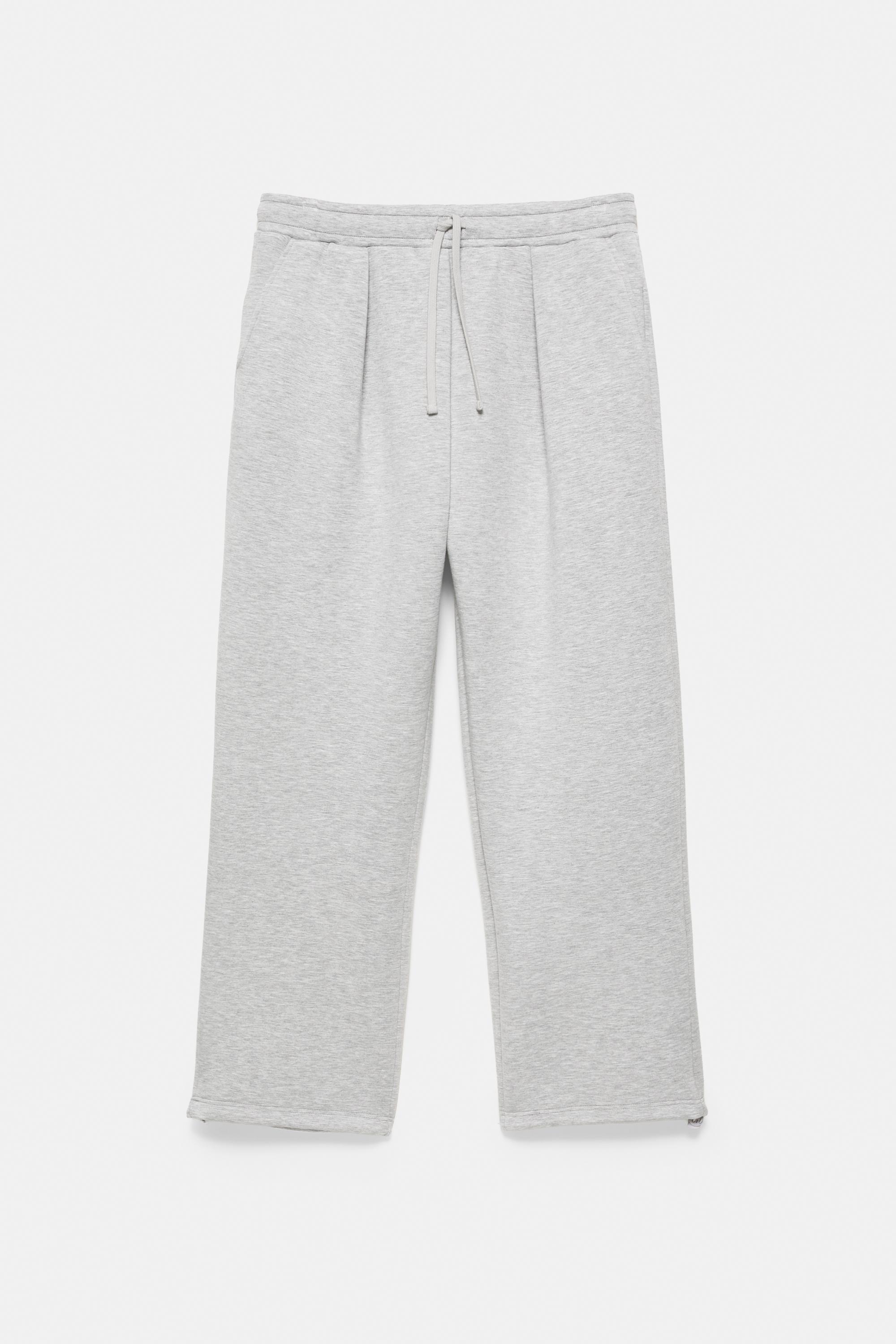 Interlock jogging pants — Grey marl (alternate view)