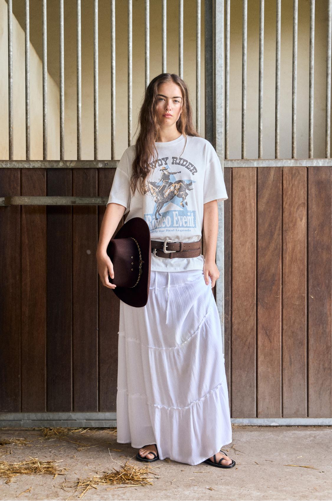 T-Shirt mit Grafik im Cowboylook - PULL&BEAR