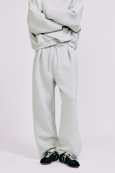Interlock jogging pants — Grey marl 7
