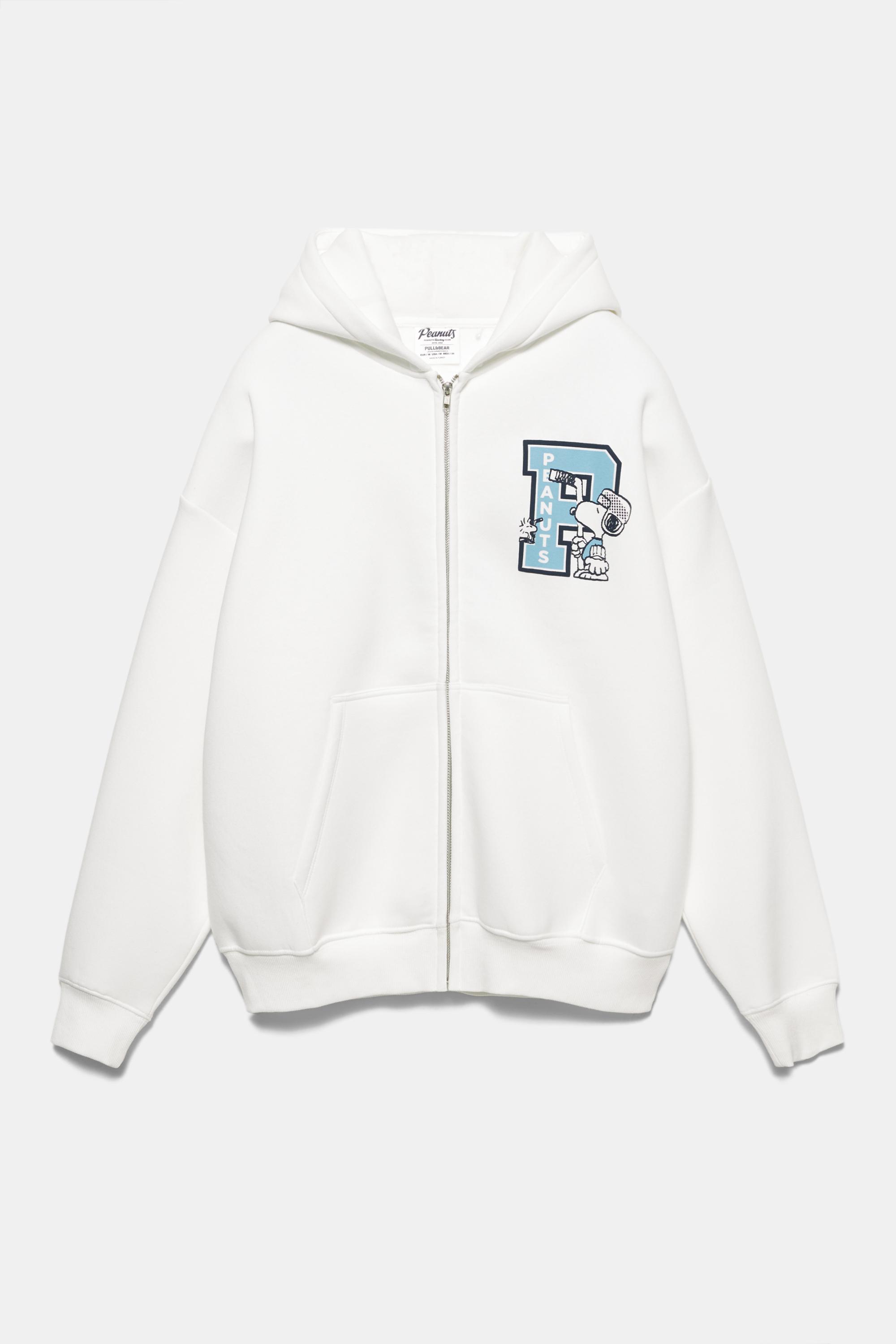 Fermuarlı kapüşonlu Peanuts sweatshirt - Görsel 3