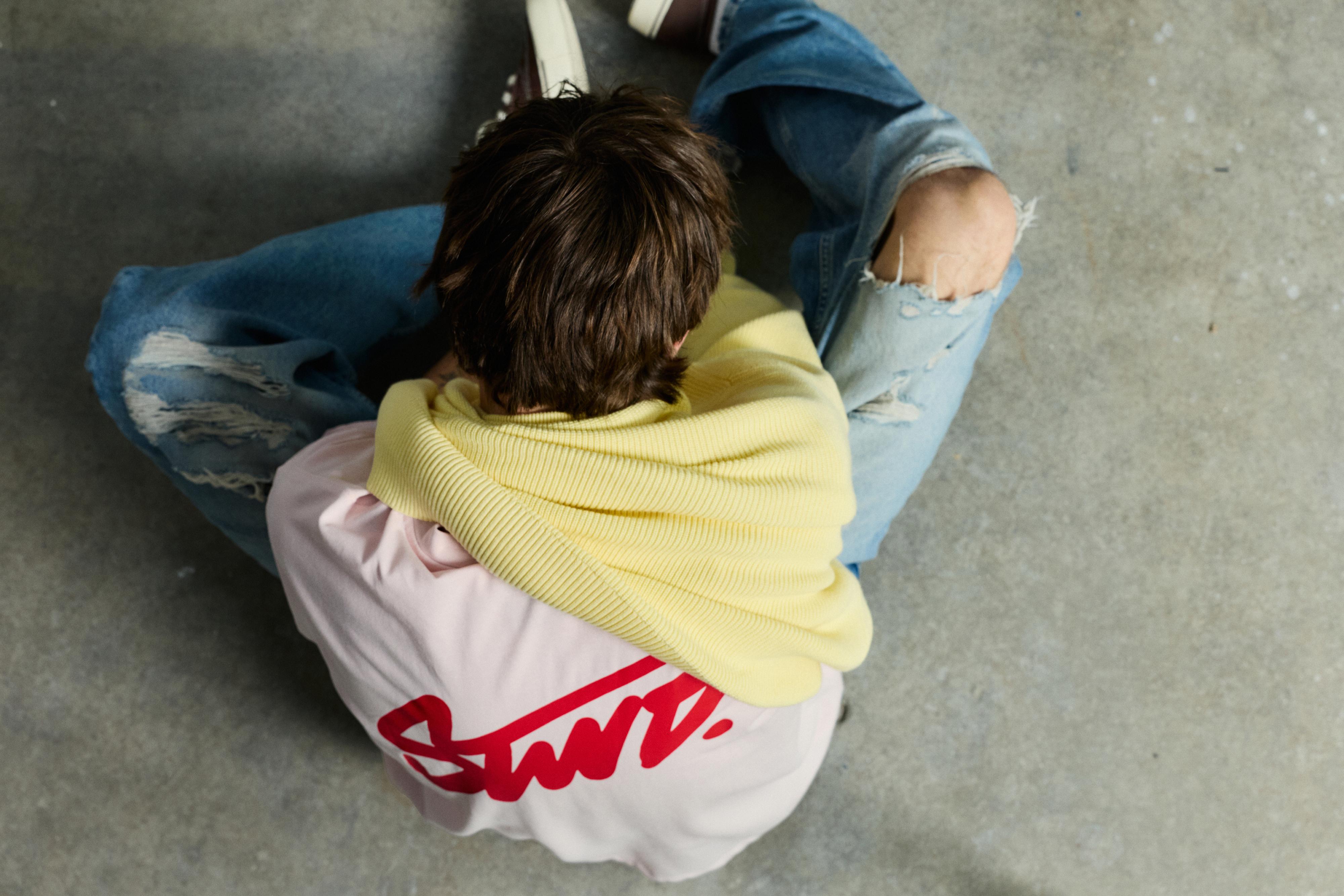 STWD logo boxy T-shirt — Pink
