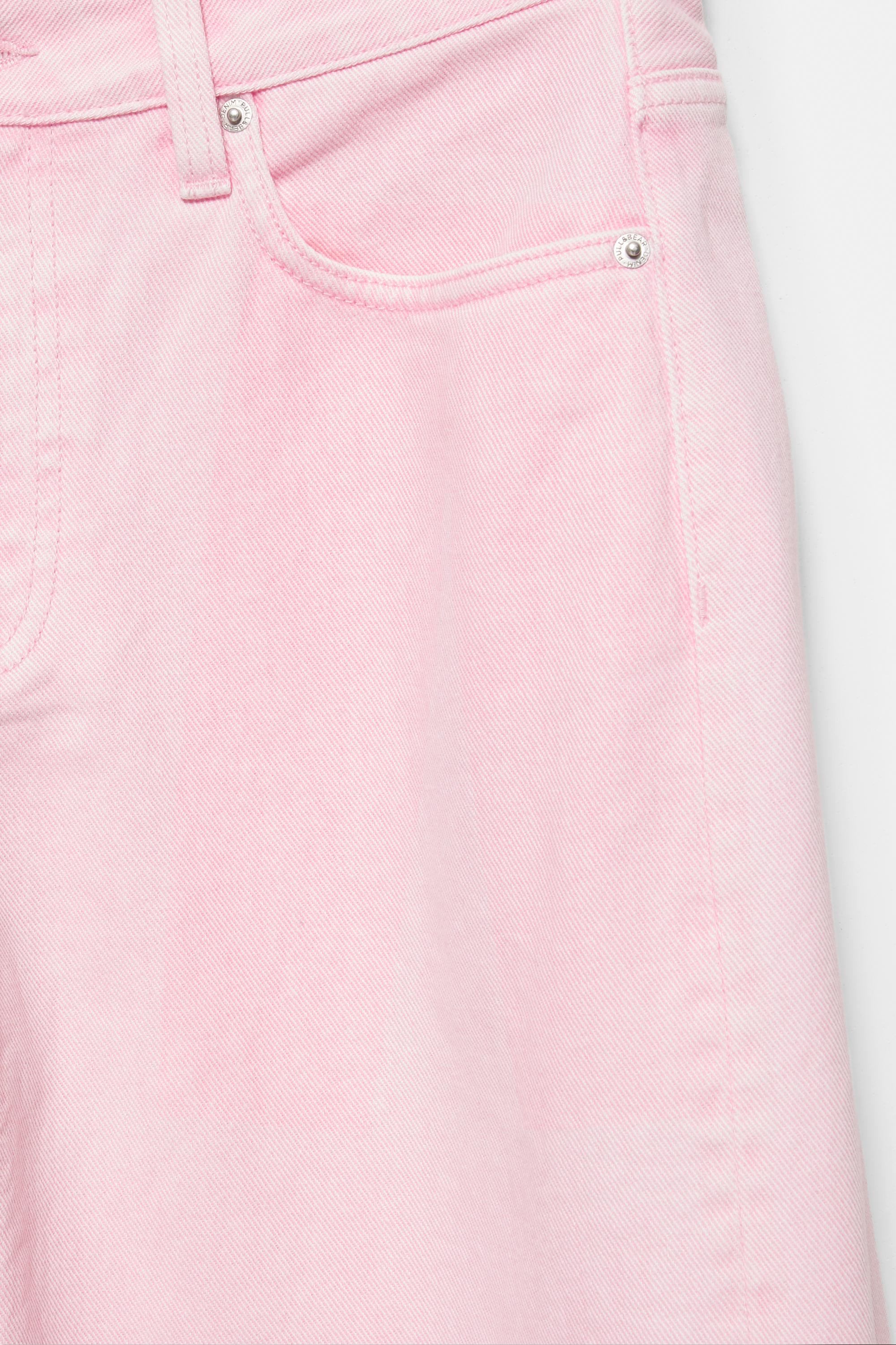 Pink barrel jeans — Pink
