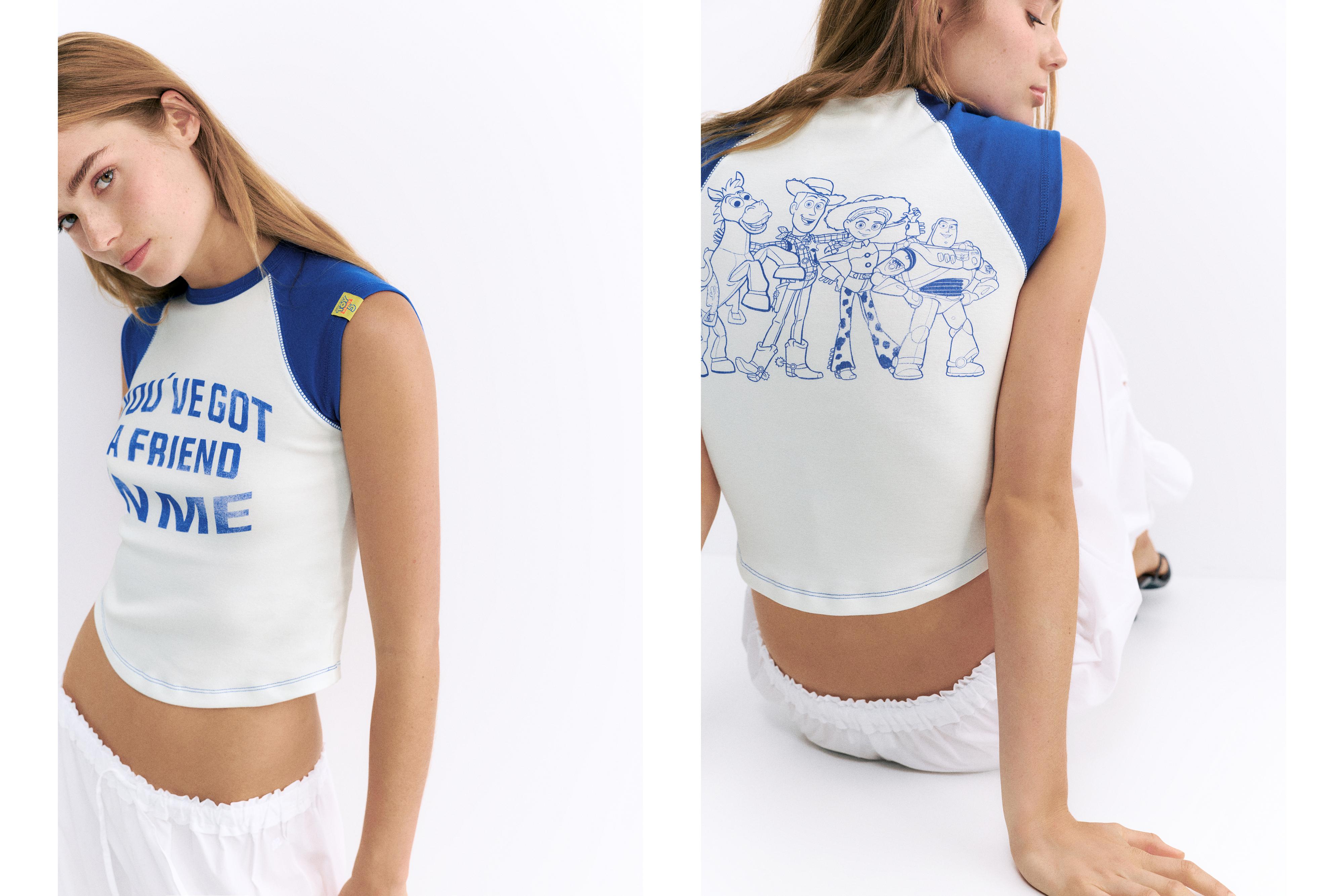 Toy Story raglan sleeve T-shirt — White