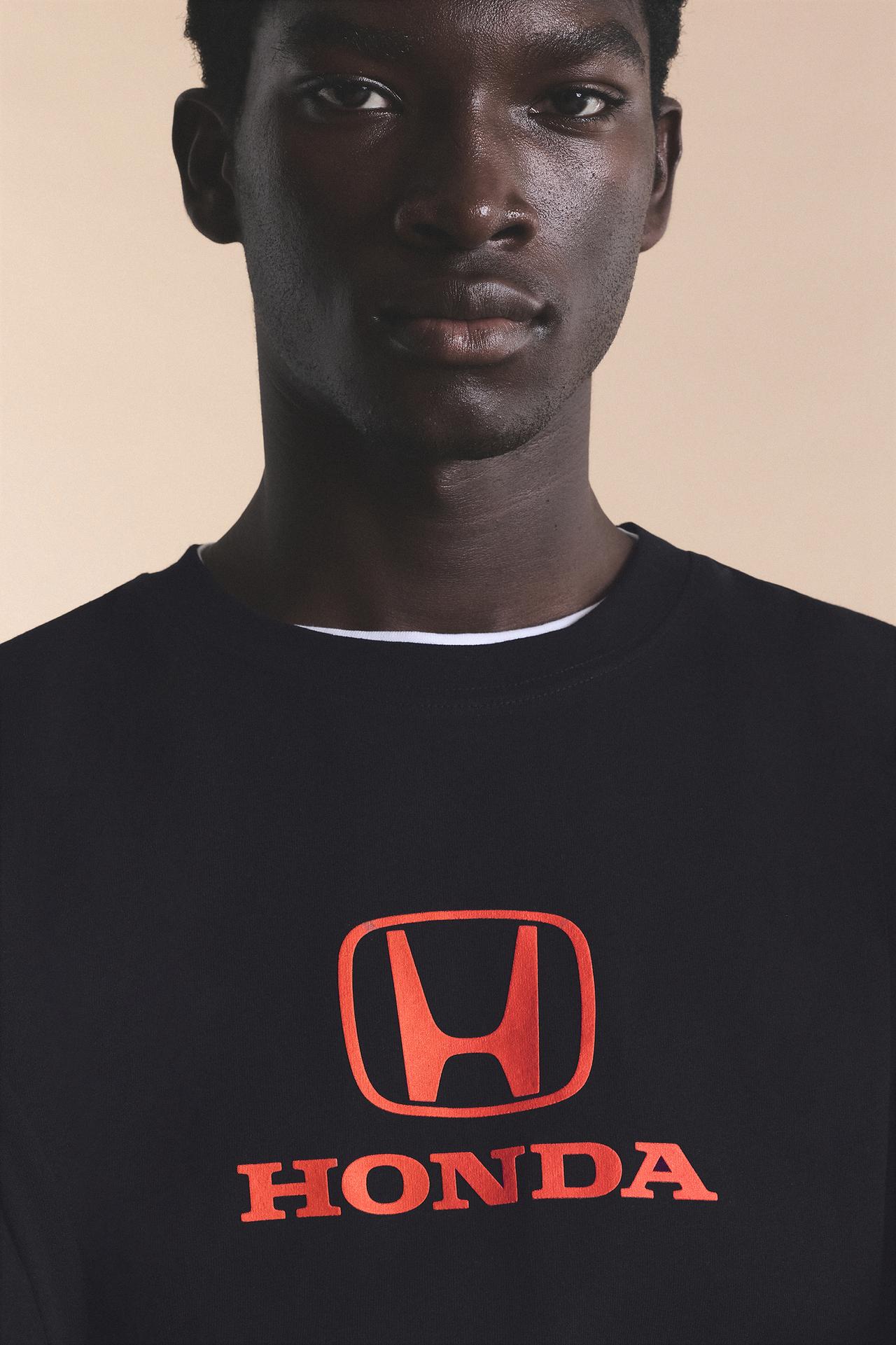 Relaxed fit Honda logo T-shirt — Black
