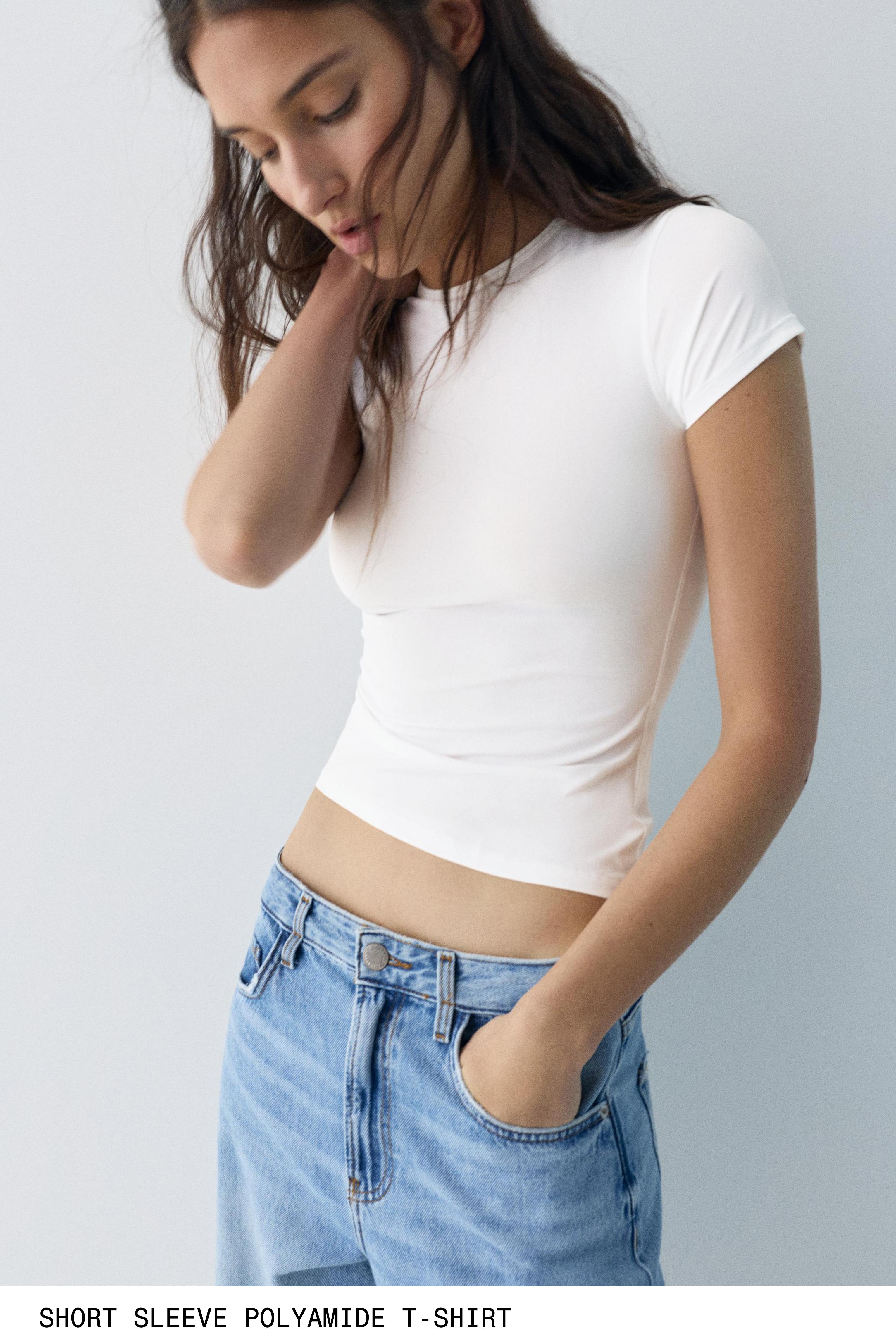 Kısa kollu poliamid tişört - Görsel 15
