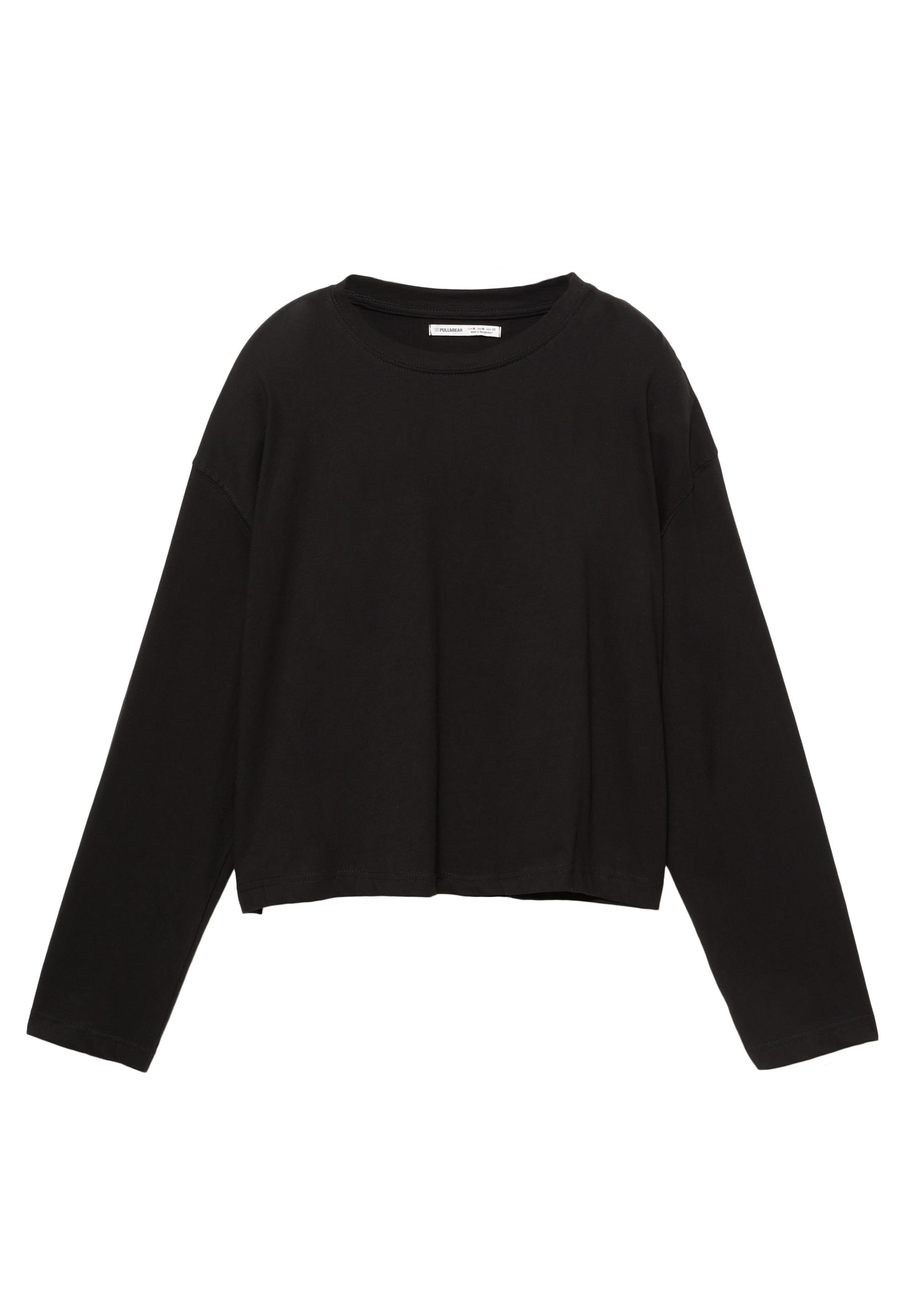 Uzun kollu boxy t-shirt - Görsel 41