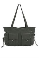 Nylon shopper bag with pockets - pull&bear