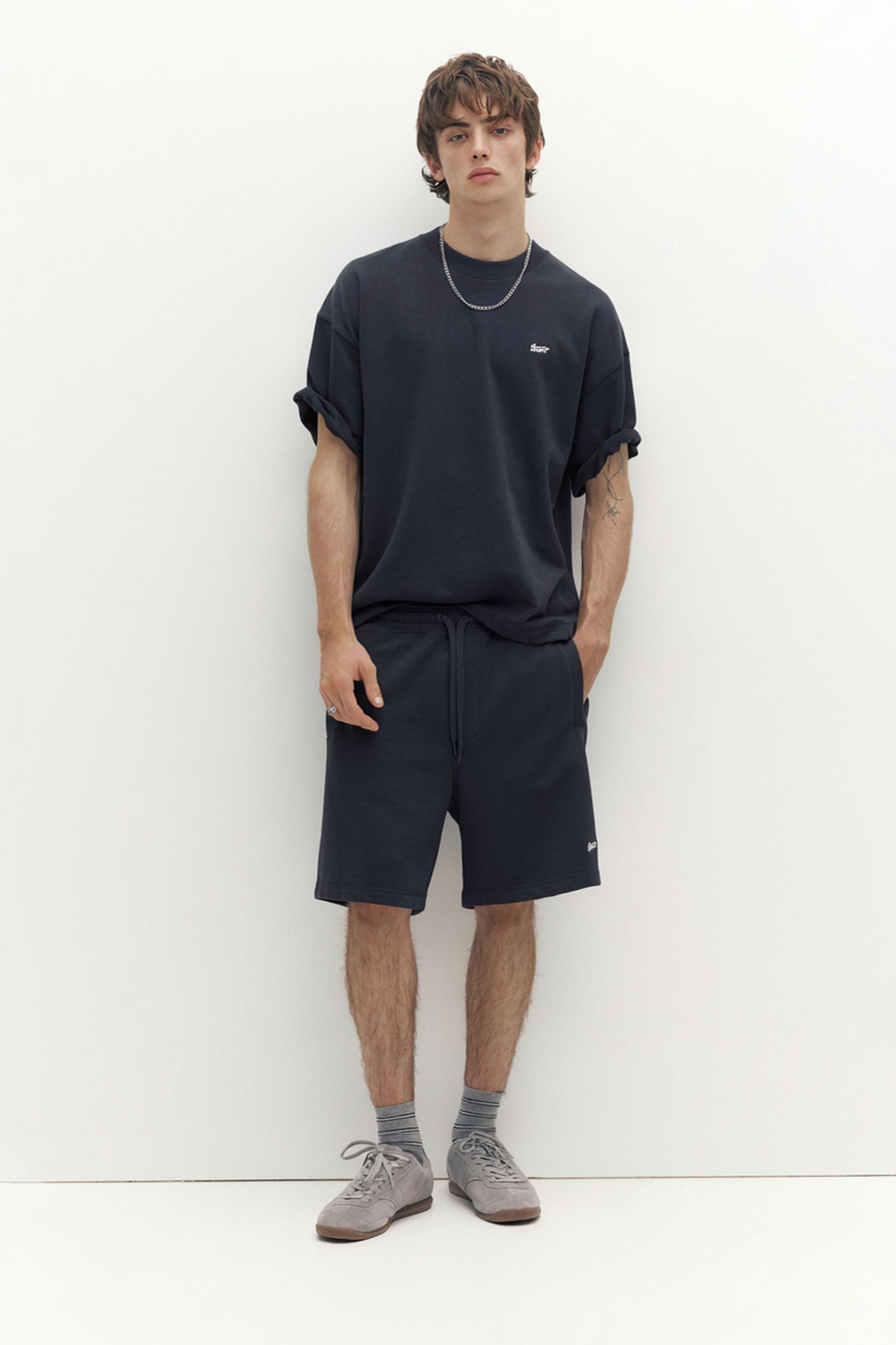 Calções Bermuda Jogger Com Logótipo