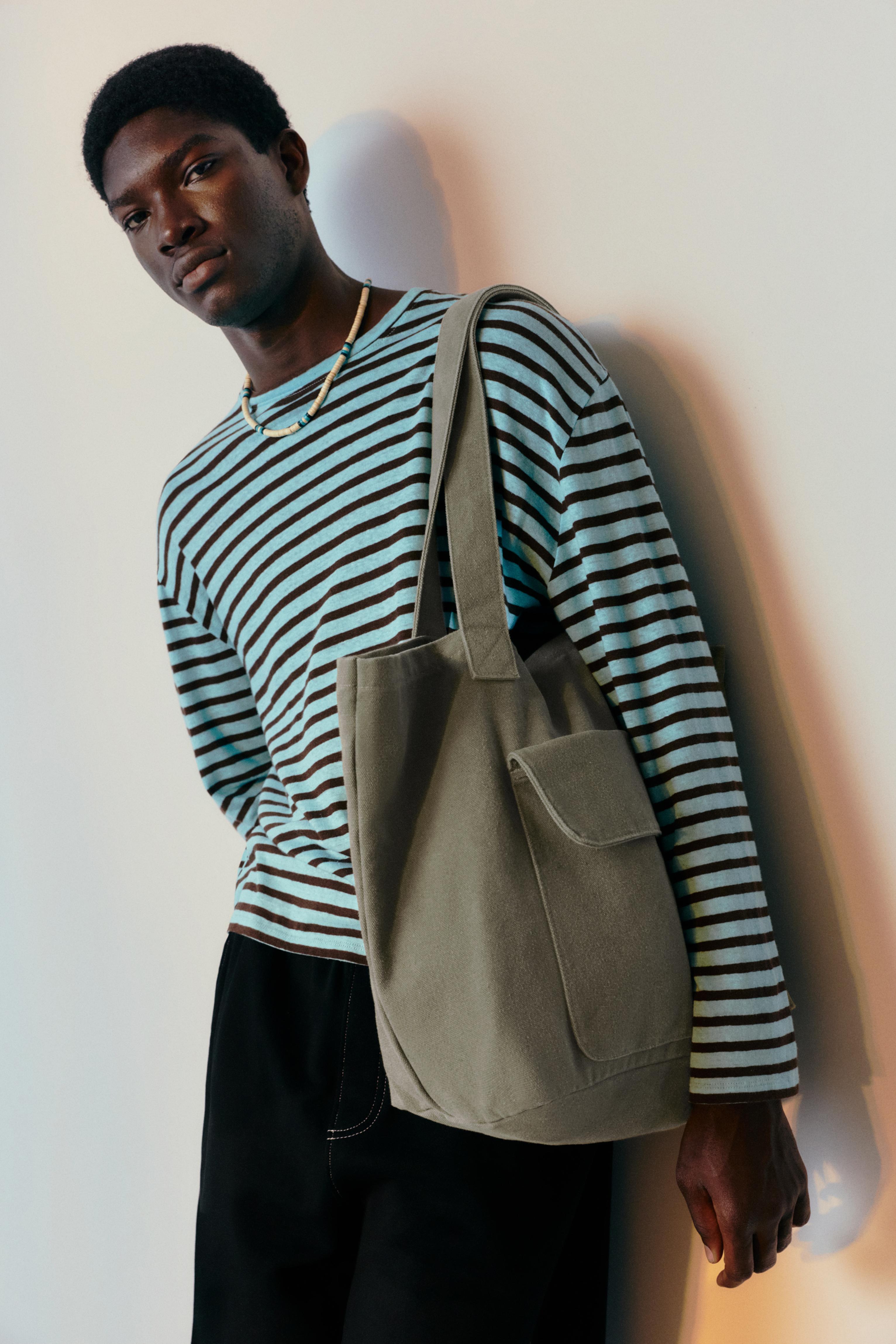Canvas tote bag — Khaki