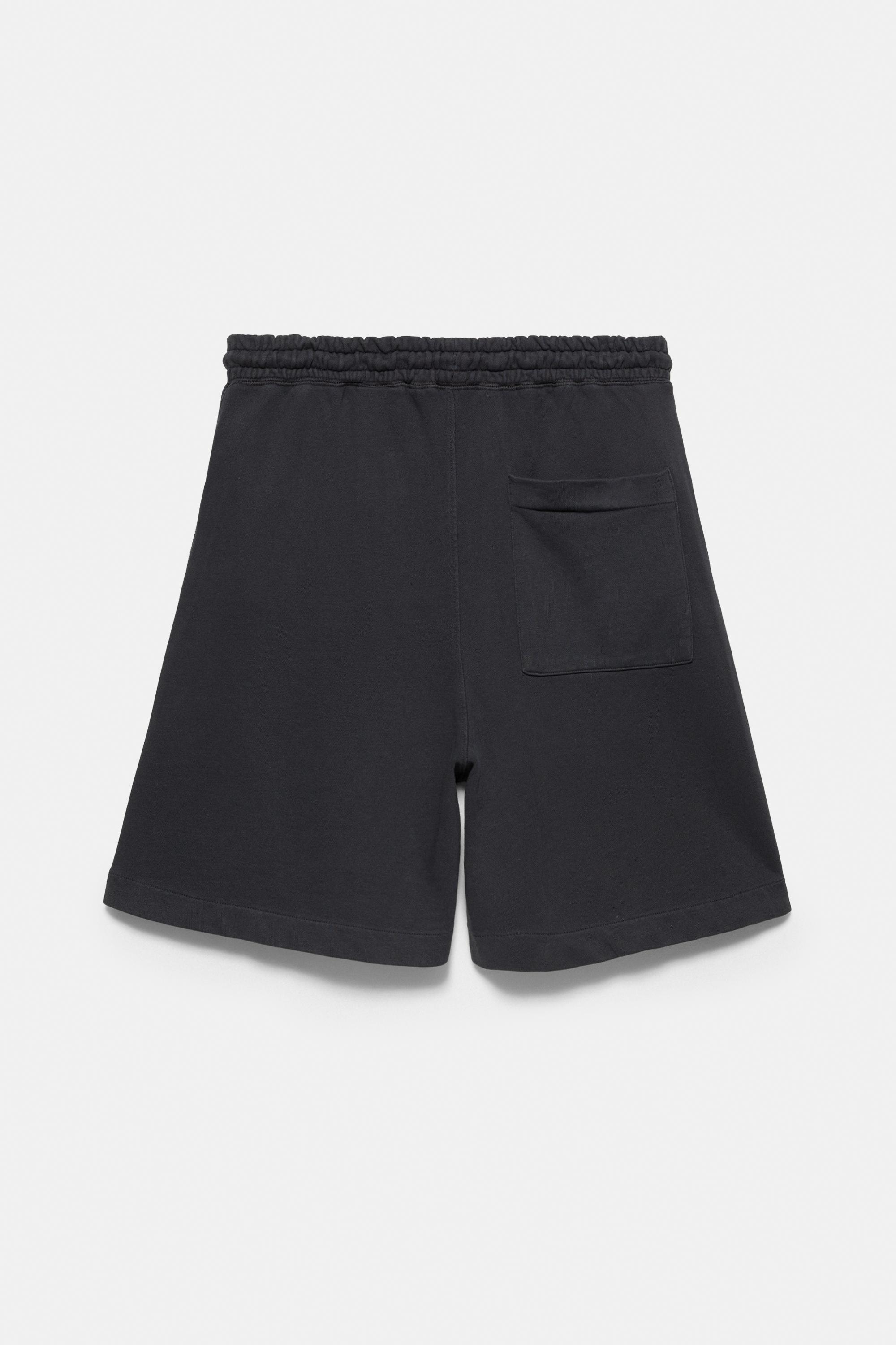 Studded jogging Bermuda shorts — Anthracite grey