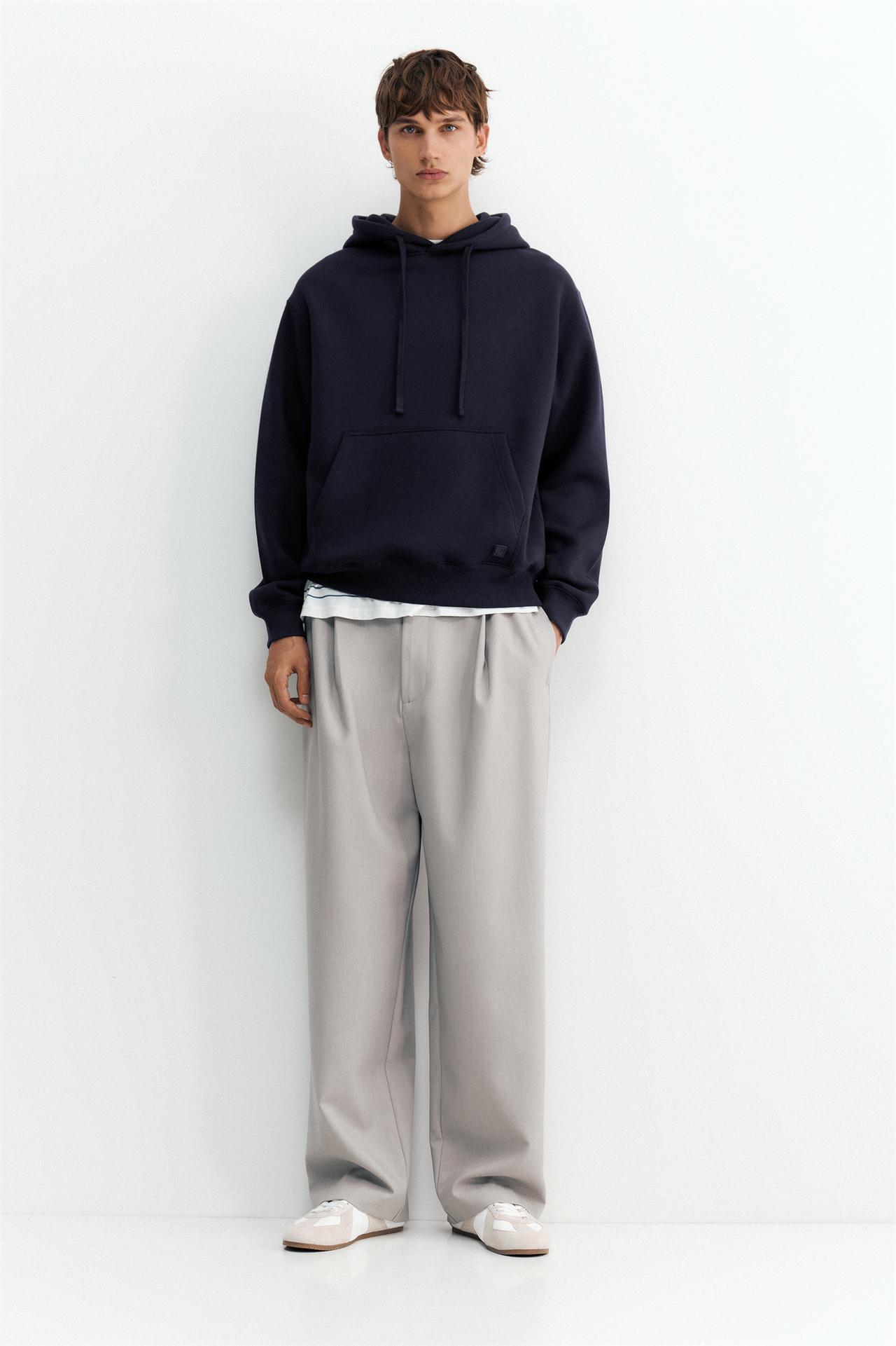 Basic hoodie — Navy