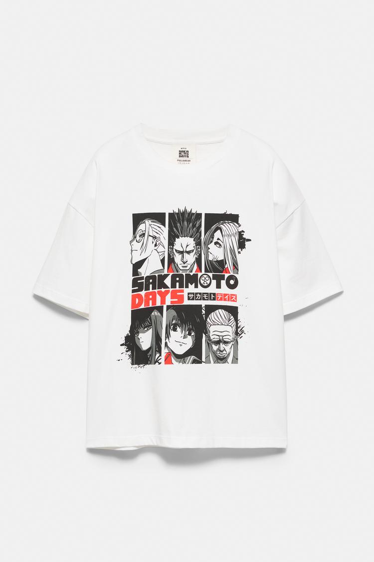 Sakamoto Days regular fit T-shirt — White