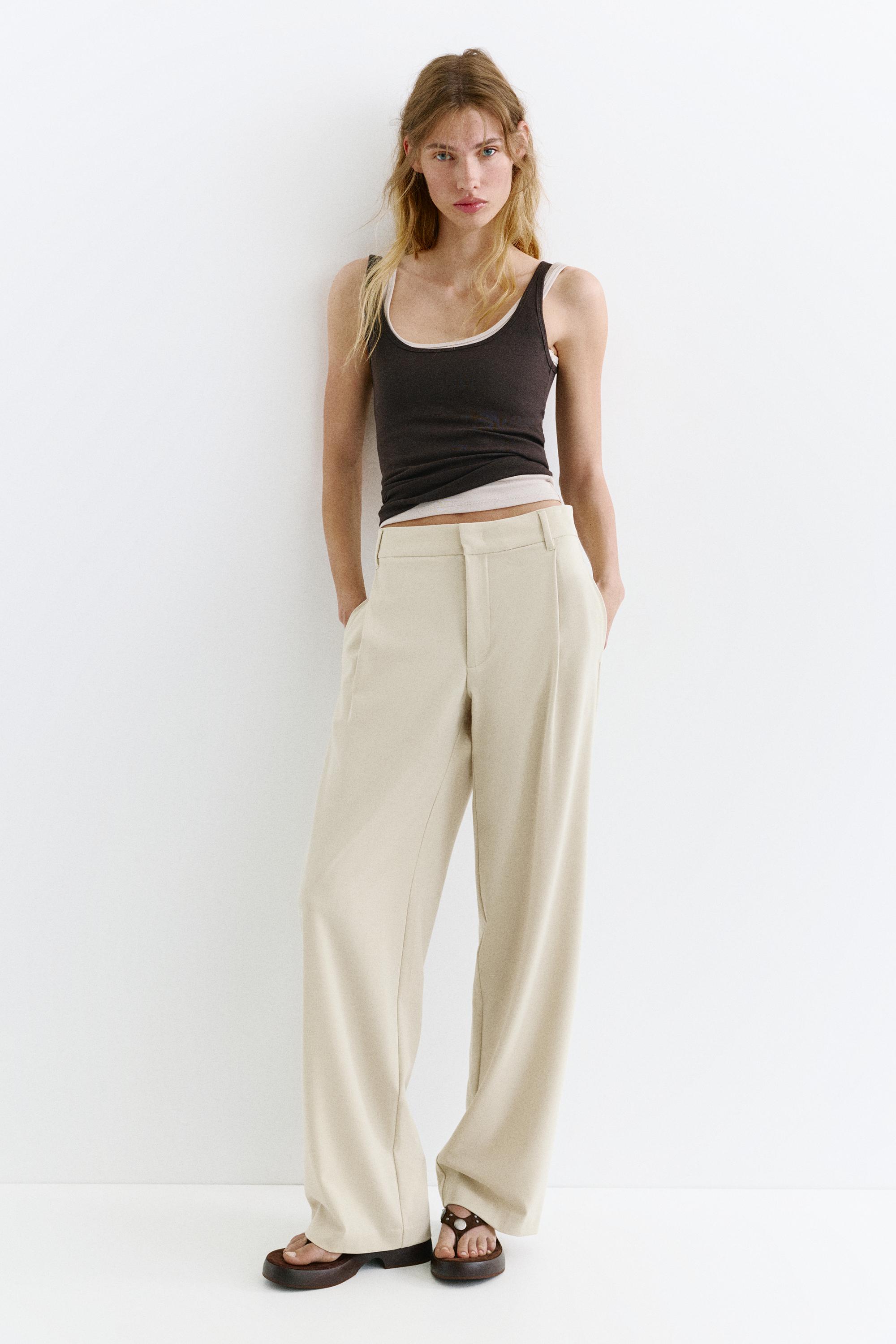 Pantaloni Eleganti Con Pinces