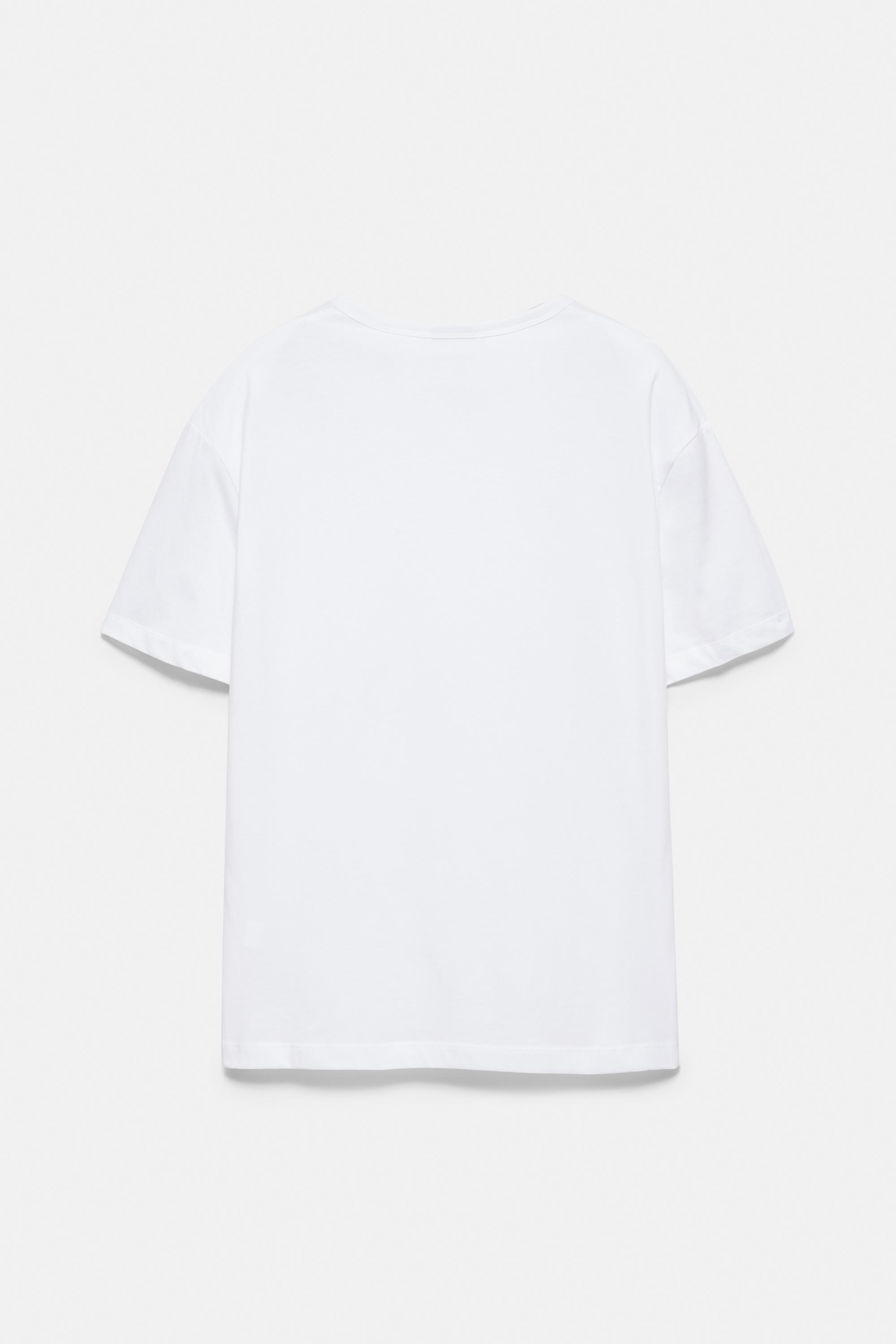 Slim fit basic T-shirt — White