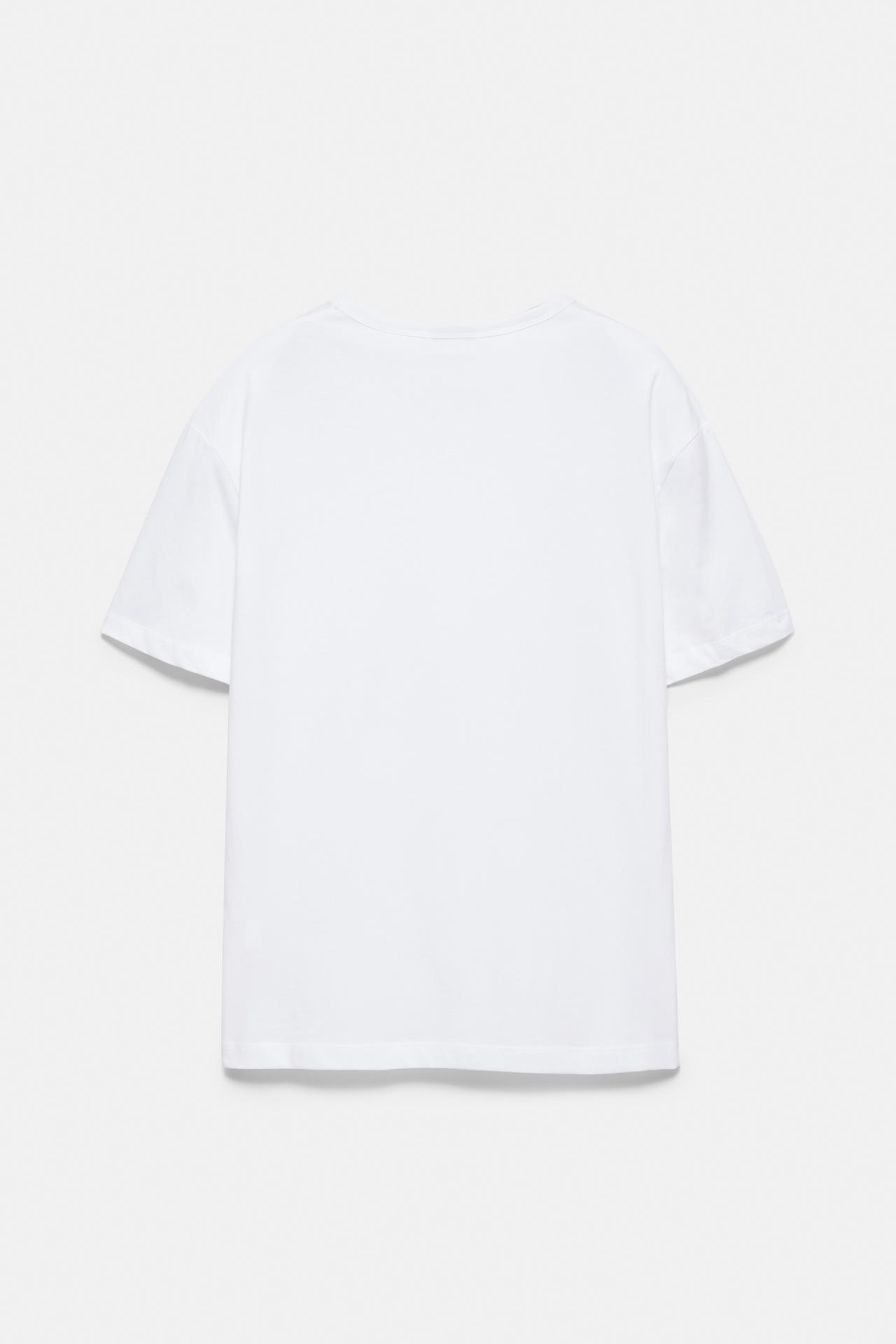 Slim fit basic T-shirt — White