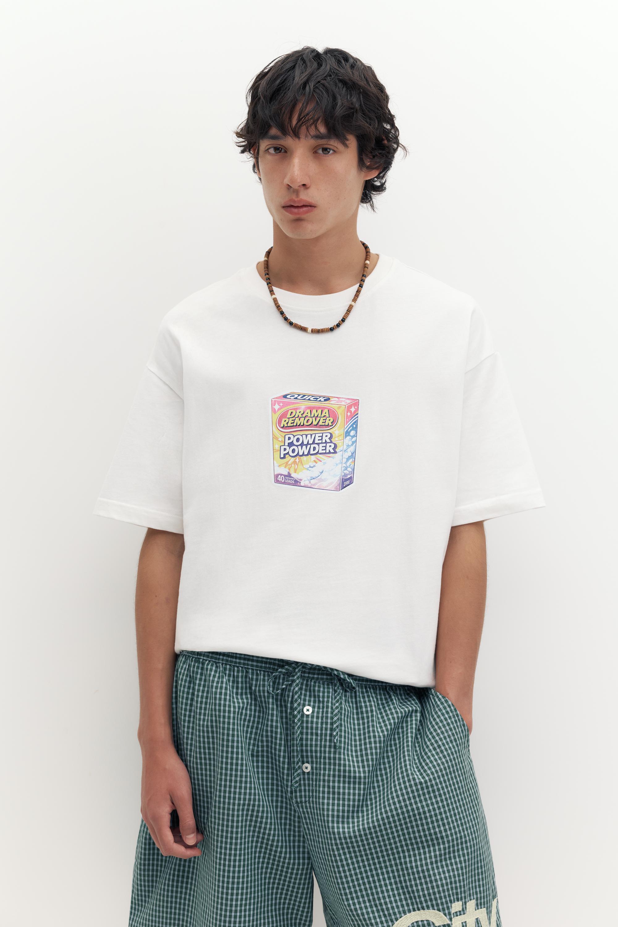 STWD detergent graphic T-shirt — White