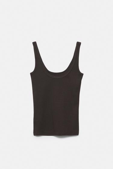 Modal tank top — Brown 7