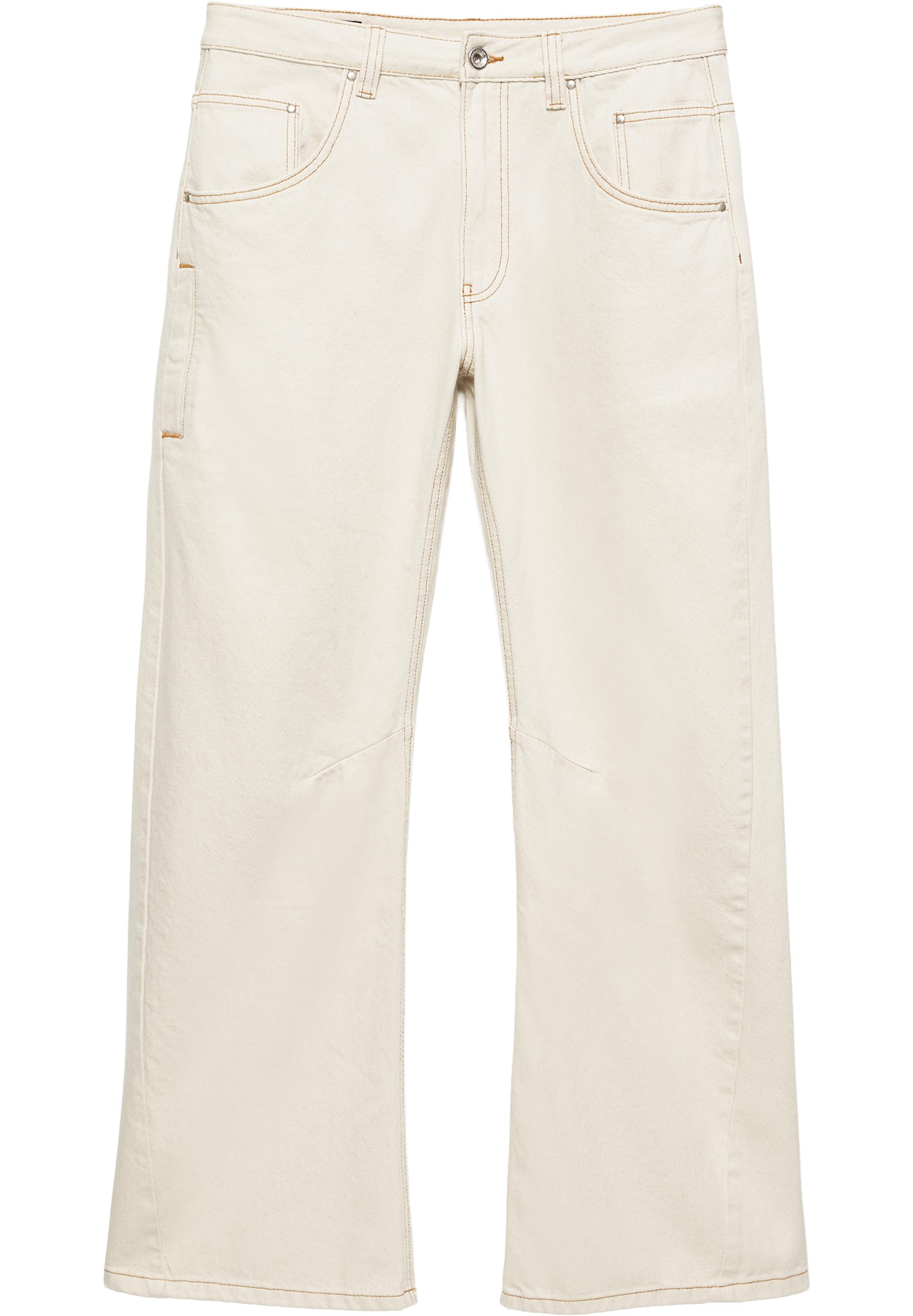 Worker trousers — Ecru