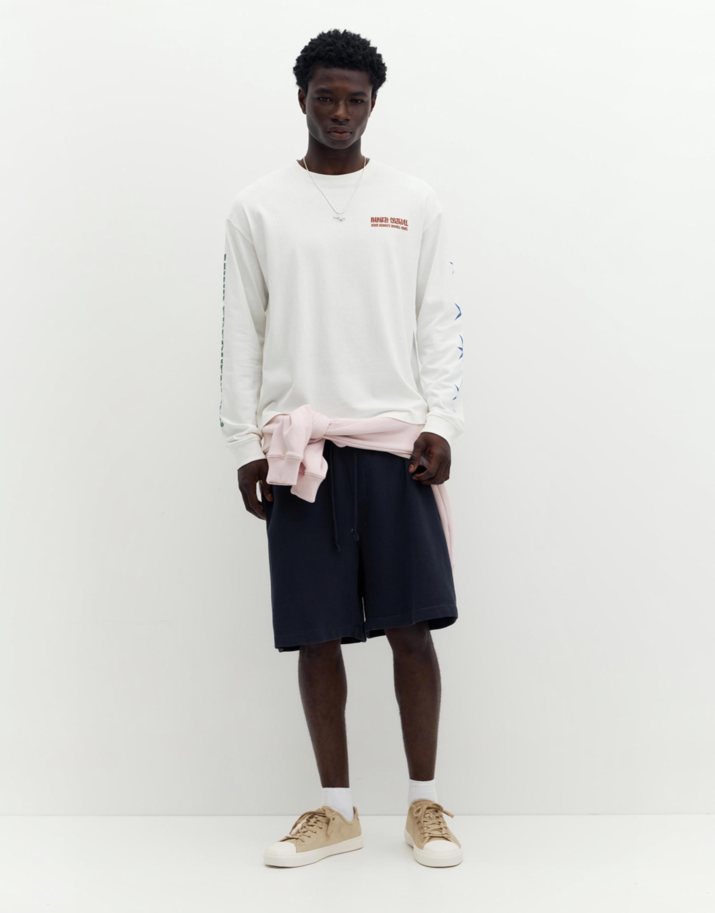 STWD long sleeve T-shirt — White