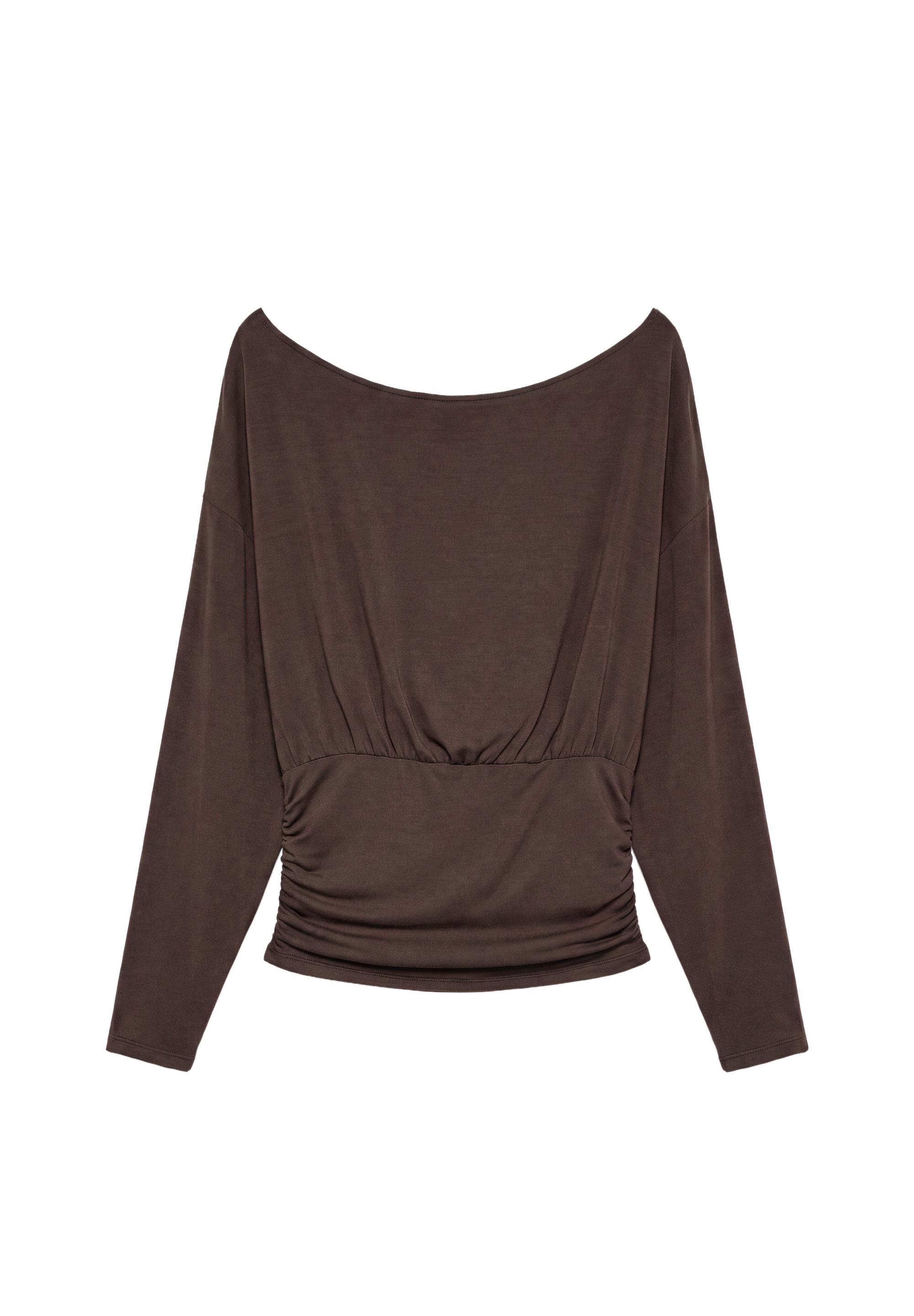 Pull&Bear Asimetrik kuşaklı top görsel 2