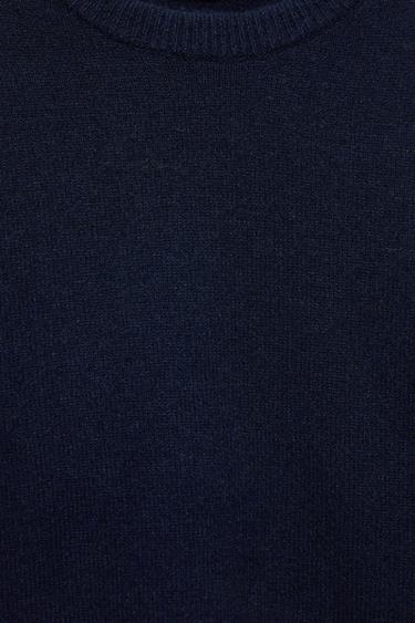 Soft-touch boxy jumper — Navy 7
