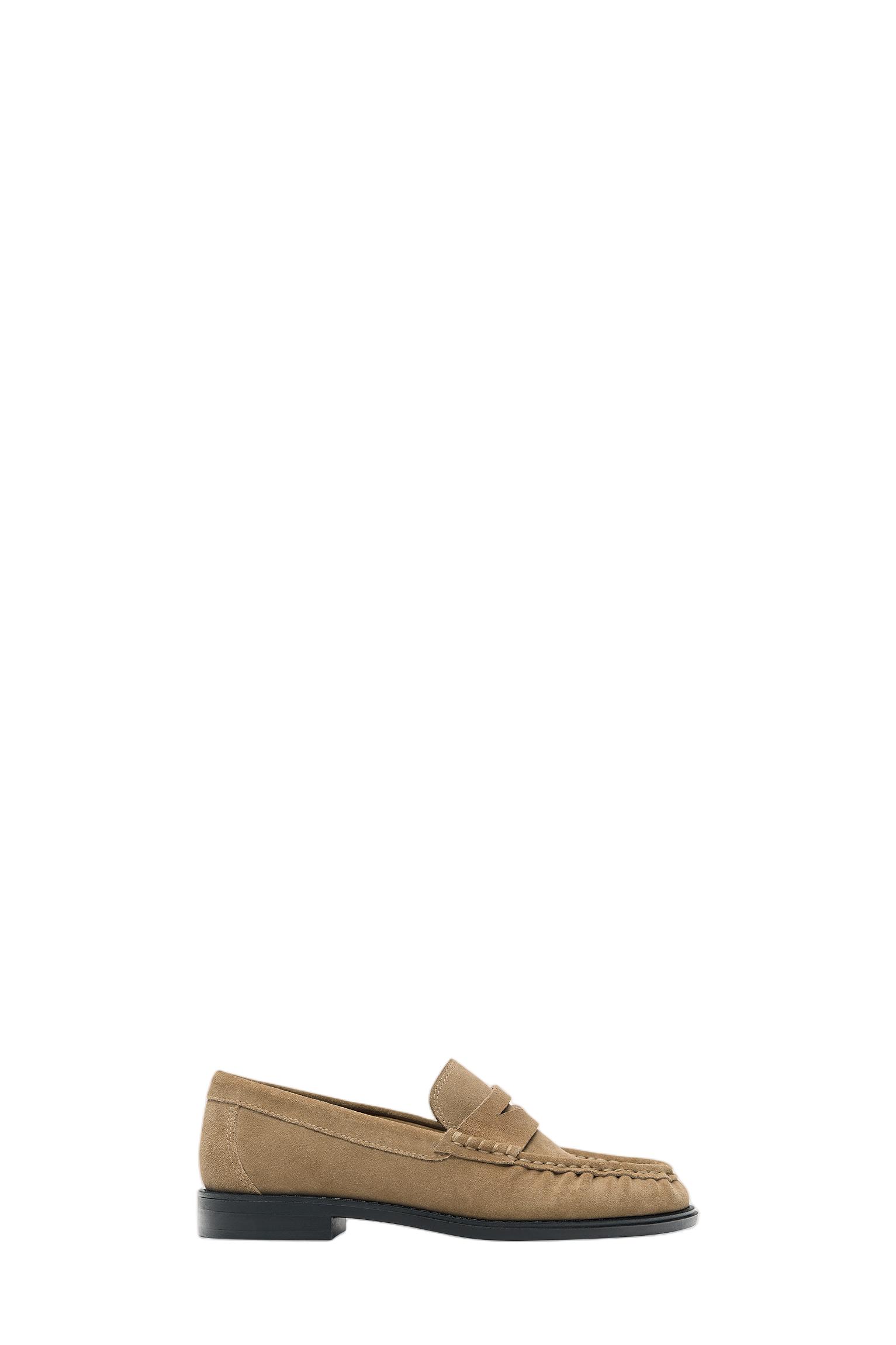 Leather loafers — Brown