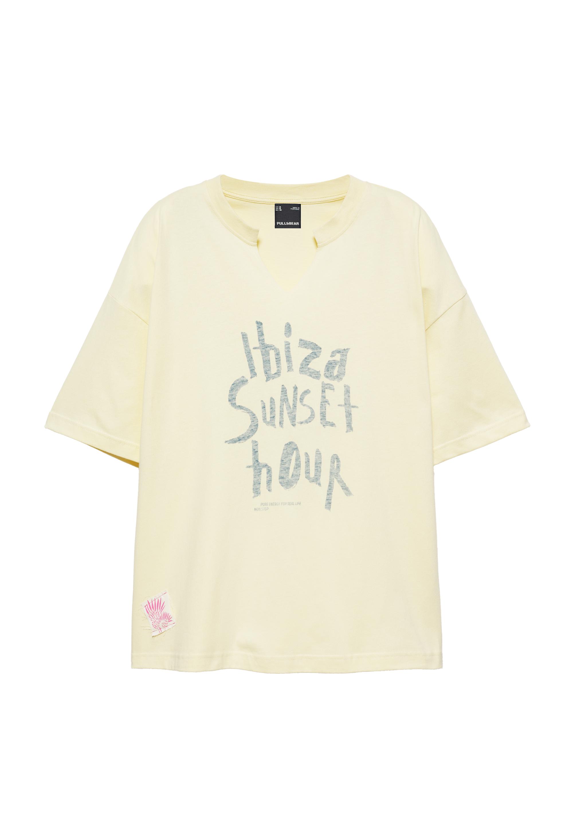 Ibiza Sunset Hour T-shirt — Yellow