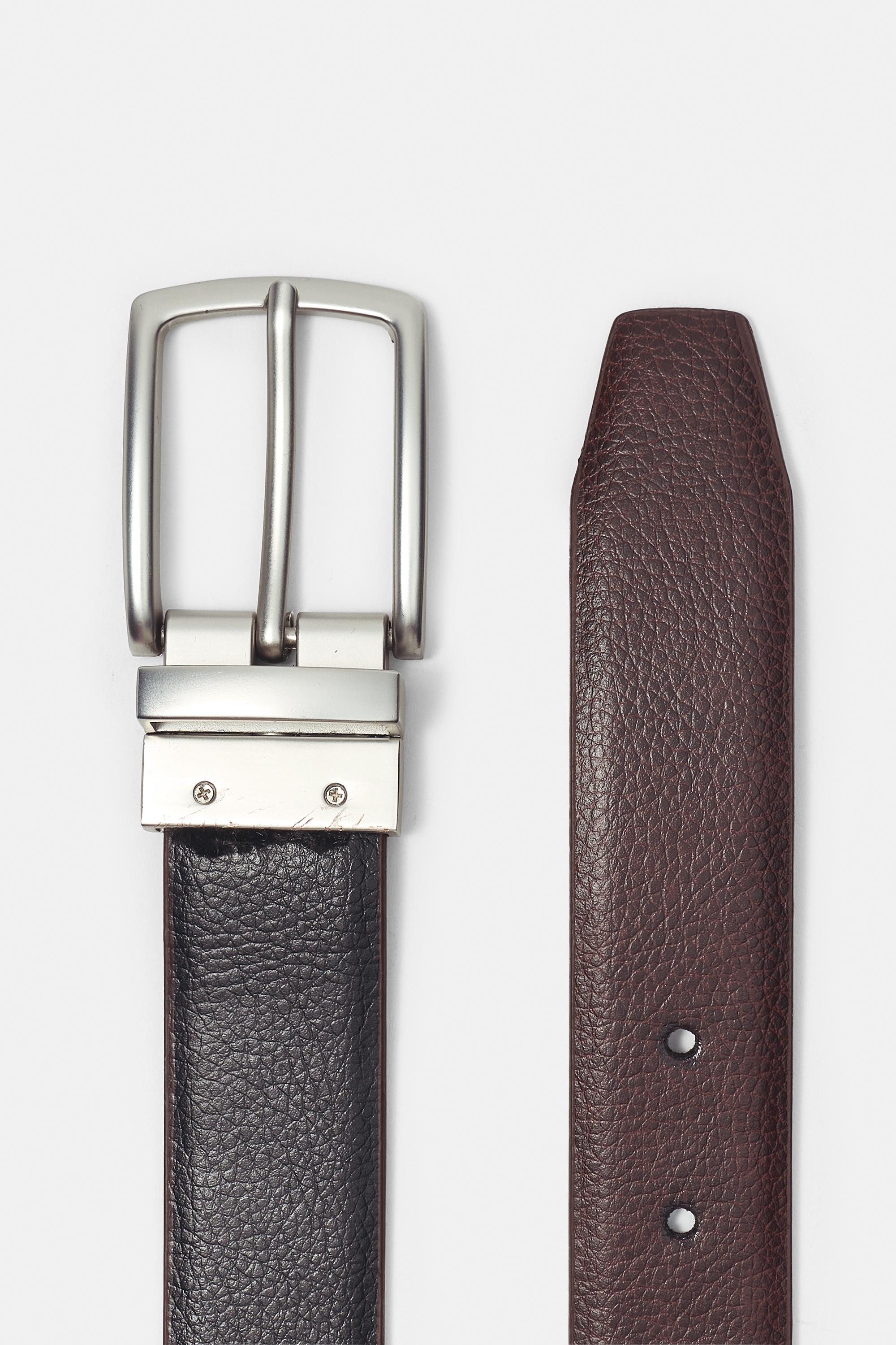 Reversible leather effect belt — Others