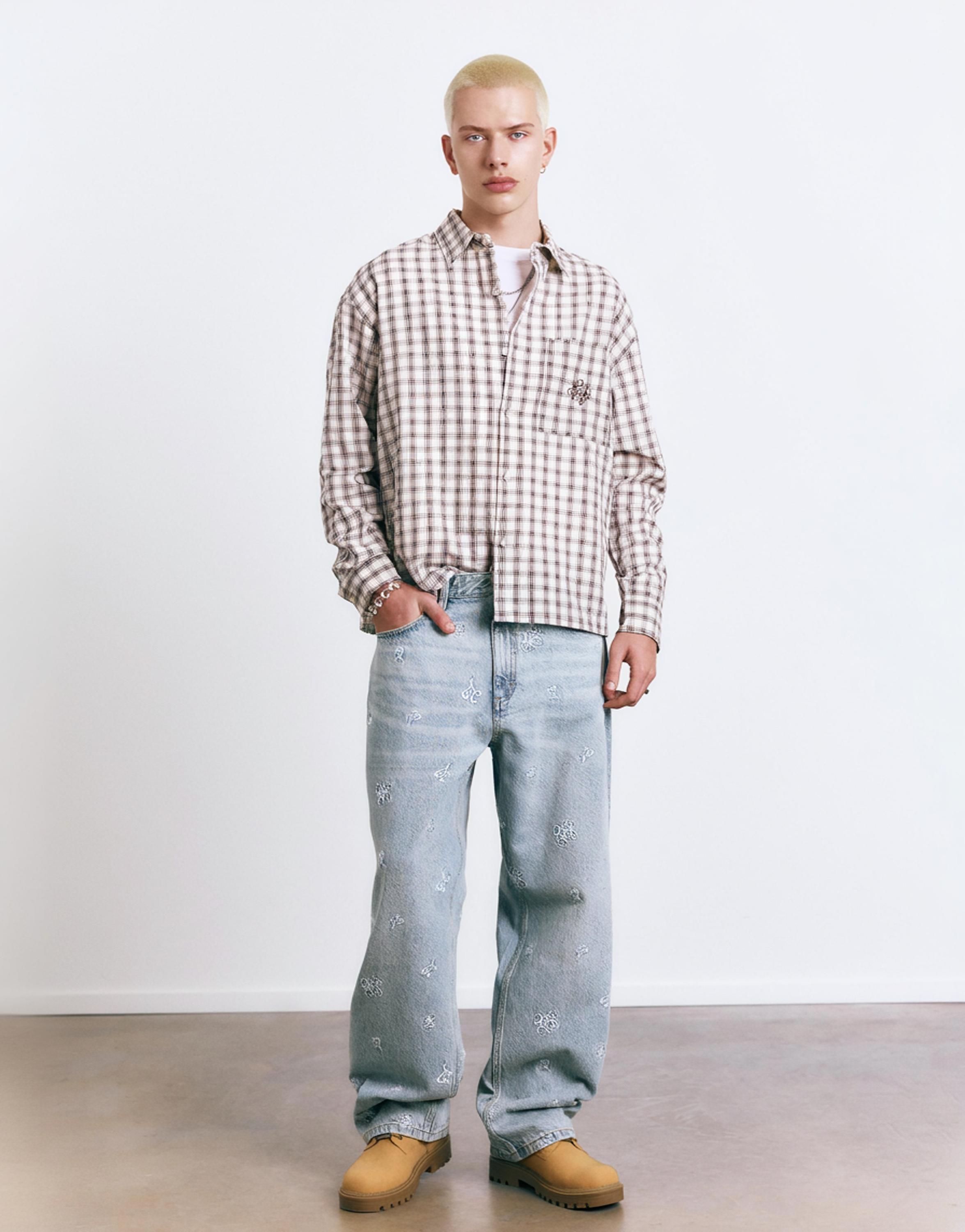 STWD kareli gömlek - Görsel 8