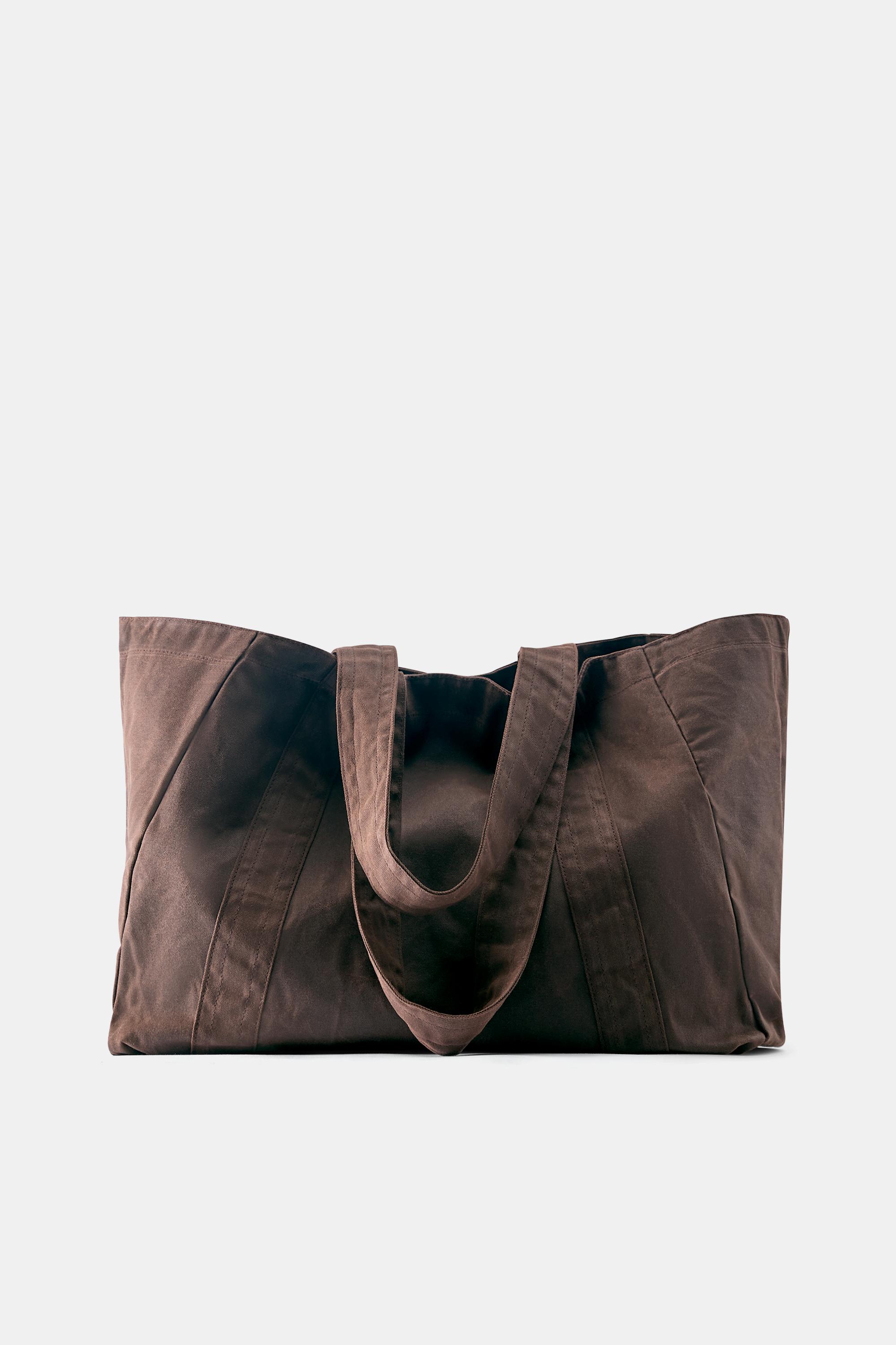 Canvas tote bag — Brown