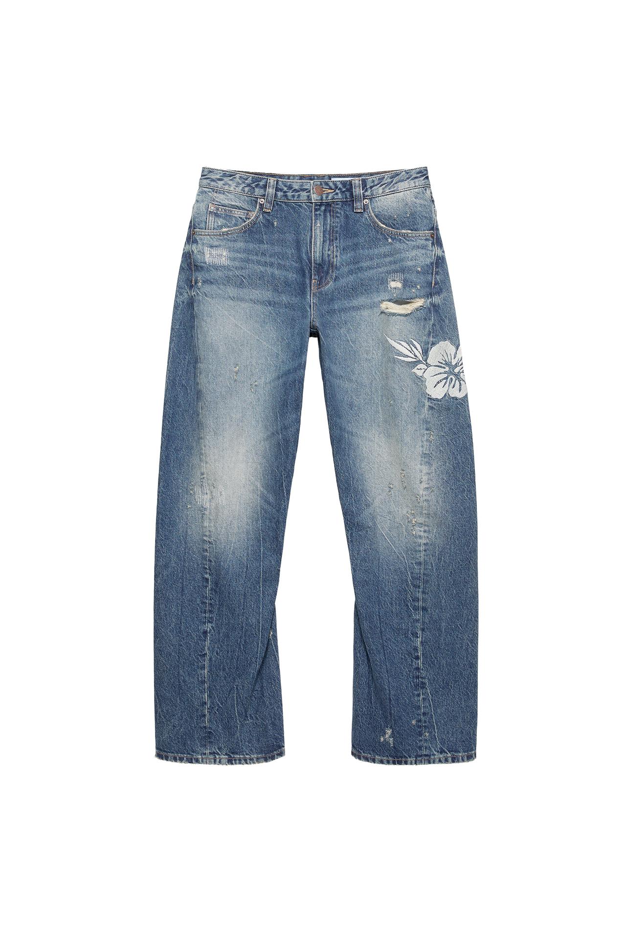 Pleasures x STWD jeans — Medium blue