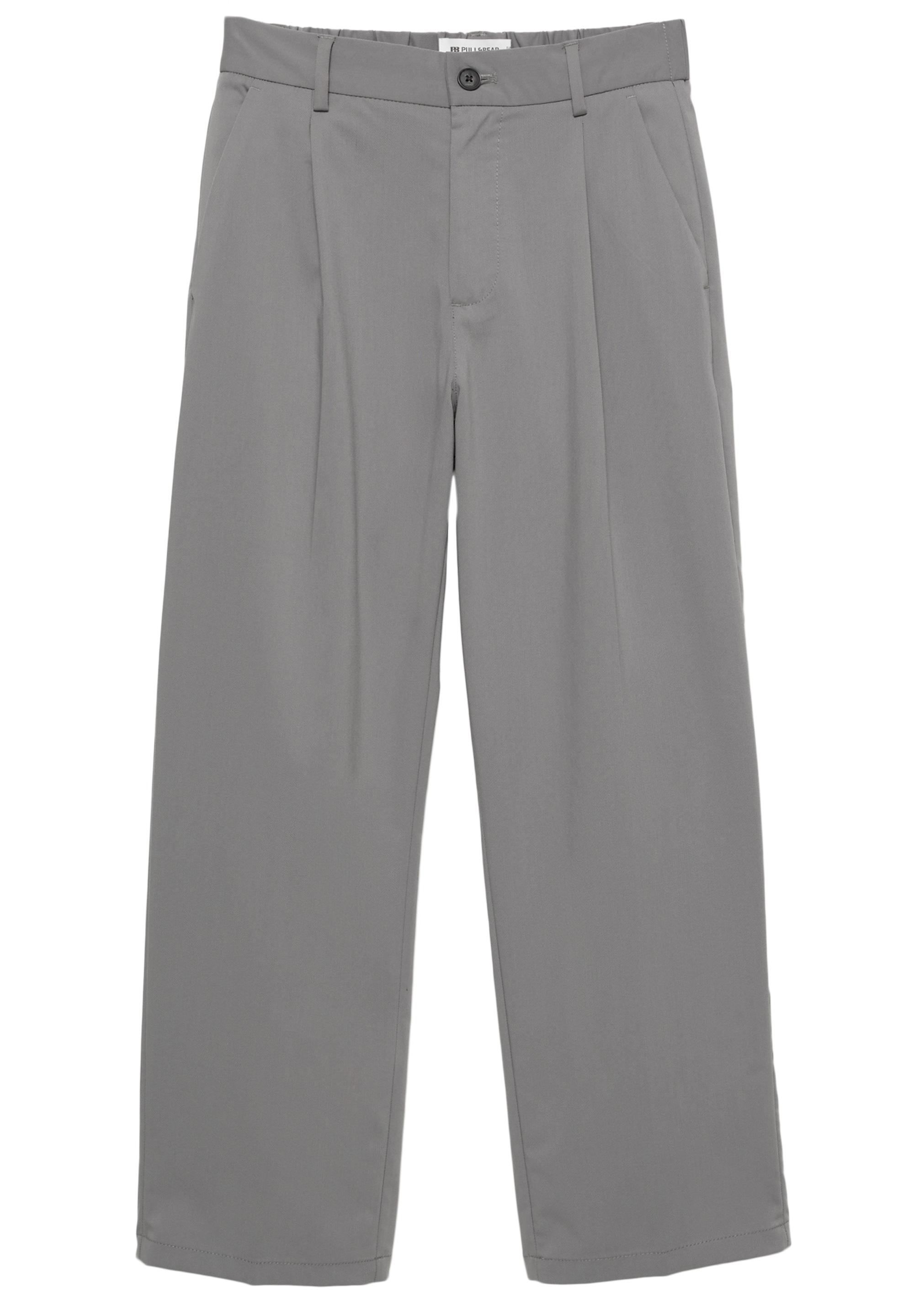 Wide-leg tailored trousers — Grey
