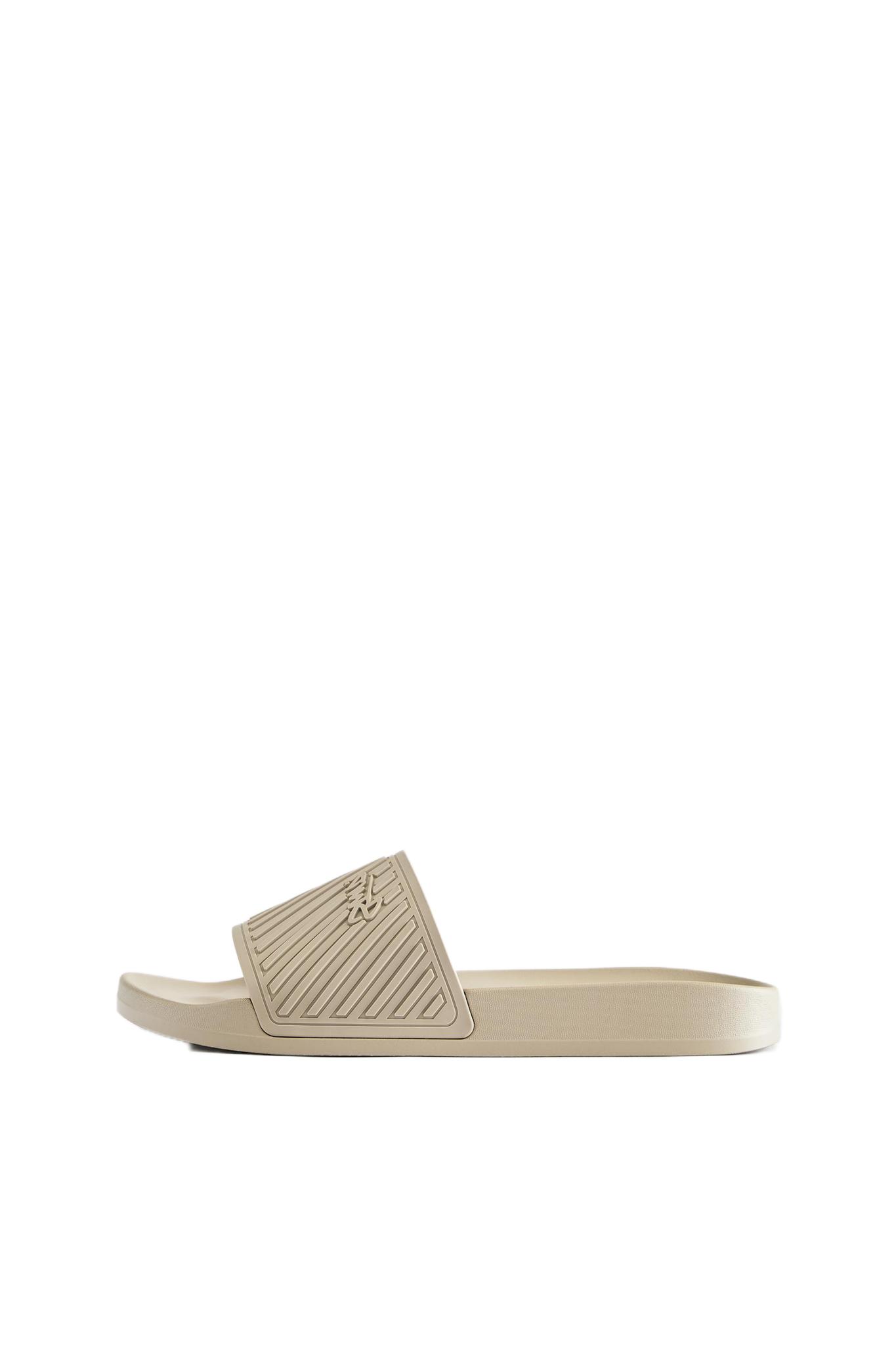 STWD rubberised sandals — Ecru